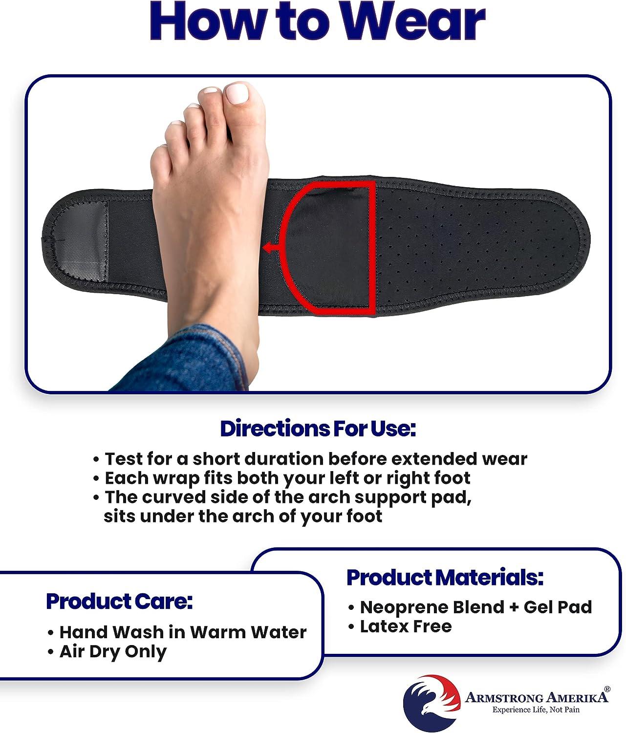 Plantar Fasciitis Arch Supports - Adjustable Compression Sleeves Foot Arch  Support Brace for Heel Pain Bone Spurs Flat Feet High Arches Plantar  Fasciitis Relief Bands Fits Over Socks Women Men Fits Most