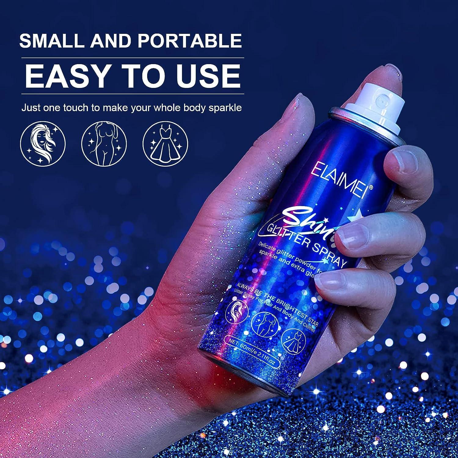 Shiny Glitter Spray Sparkle Spray per vestiti tessuto e Spray Glitter per  capelli per Spray Glitter lucido per abiti da ballo schiarenti - AliExpress