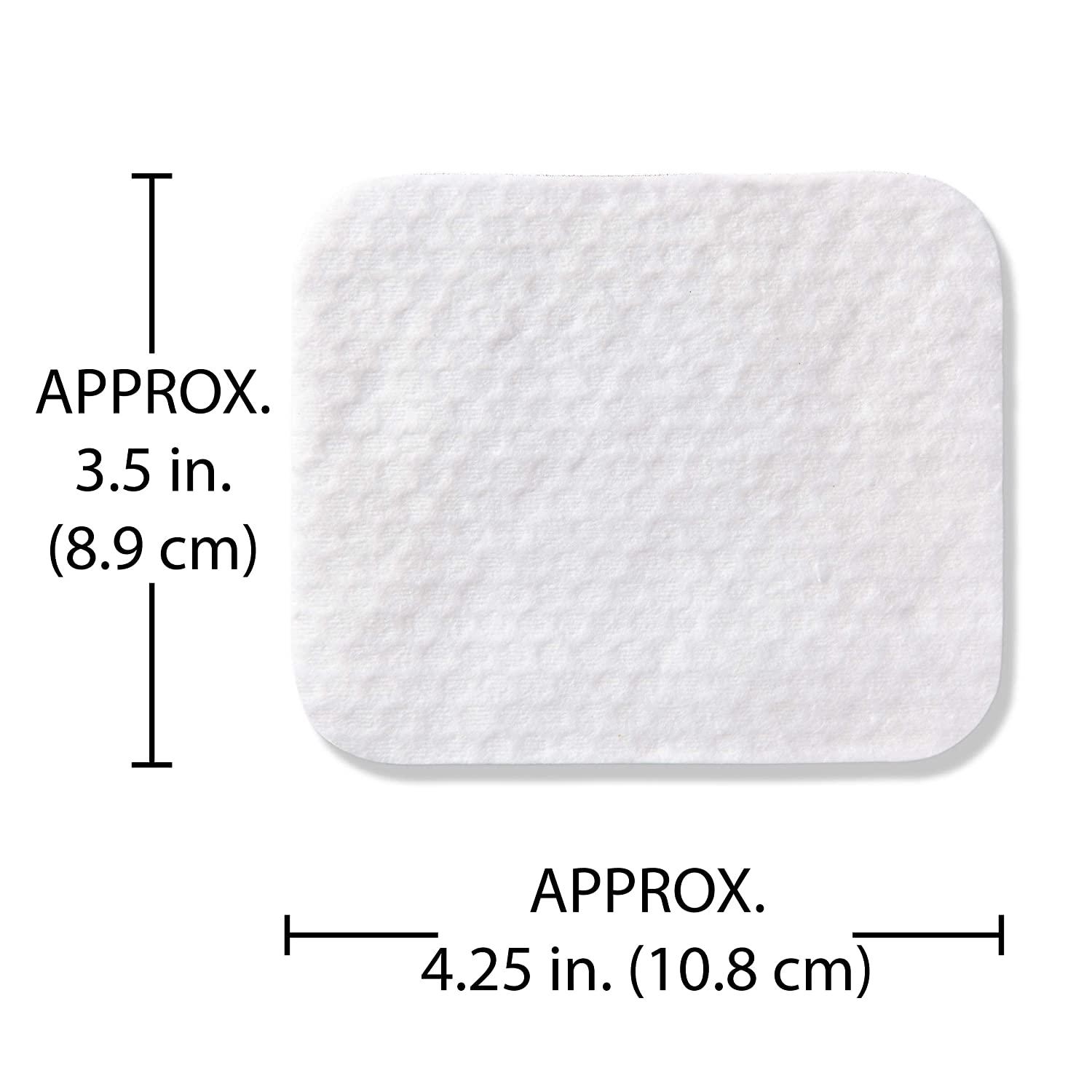 Medline Simply Soft Cotton Rounds (300 Count), 100% Cotton Absorbent and  Textured Cotton Pads, Lint-Free