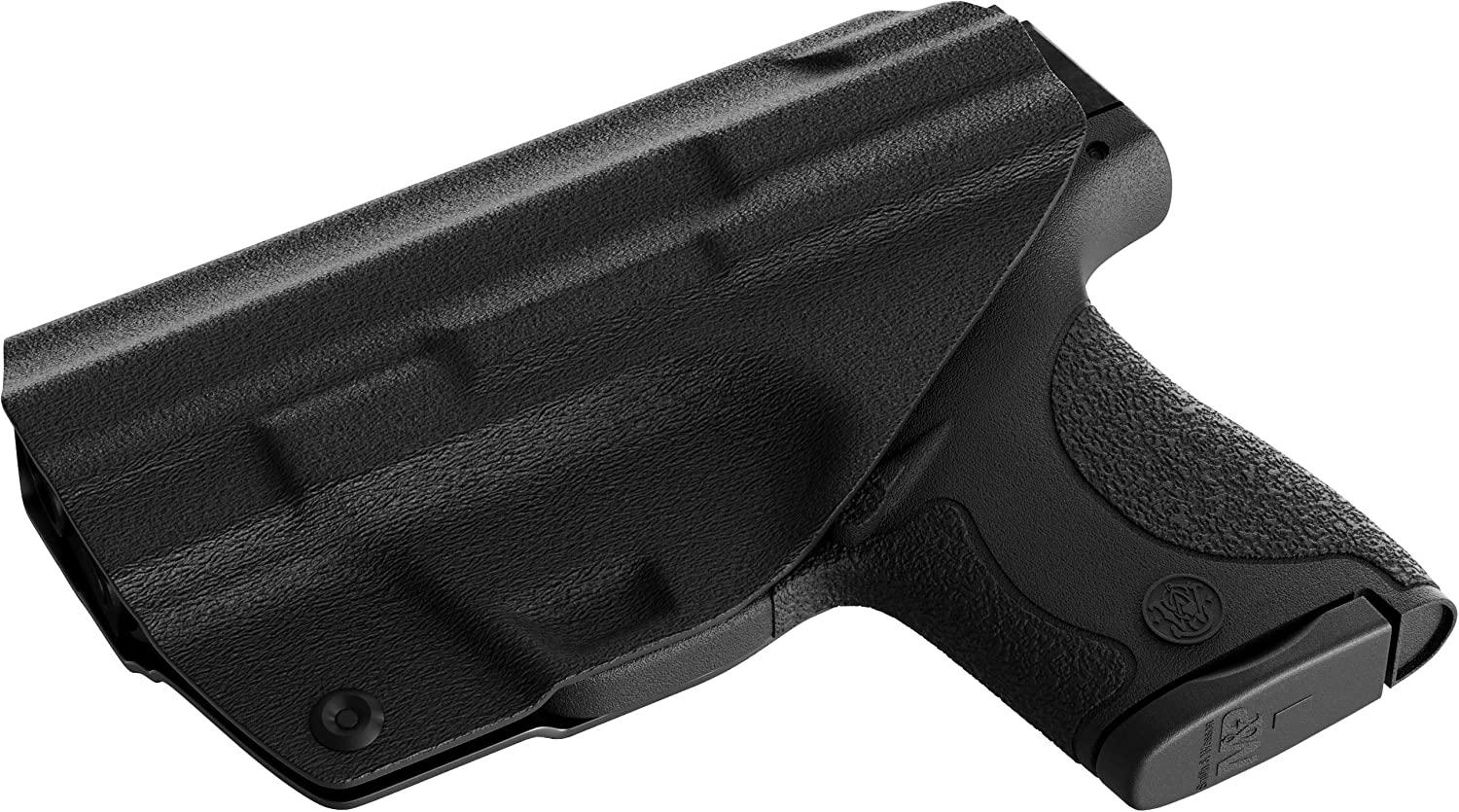 We The People Holsters - Black - Inside Waistband Concealed Carry - IWB Kydex  Holster - Adjustable RideCantRetention Right Hand Glock 1919X 23 32 45 Gen  3-4-5