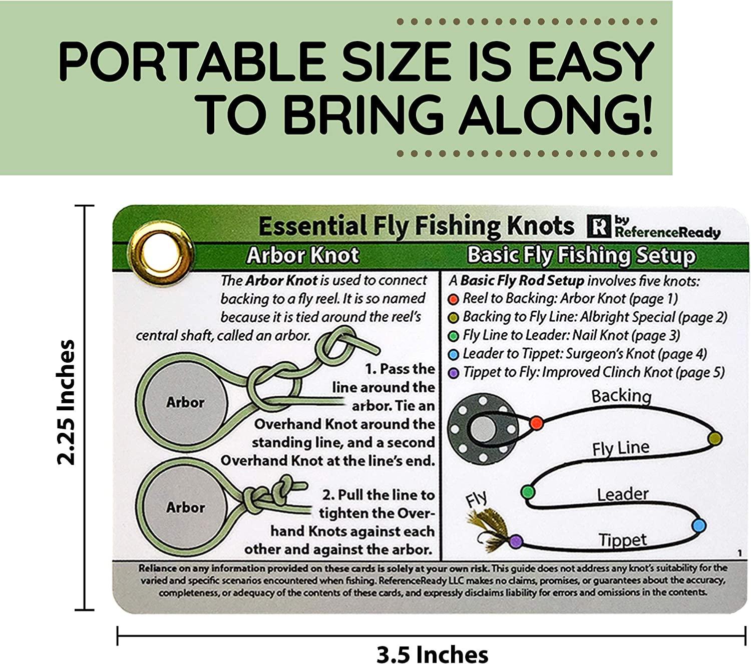 Pro-Knot Fly Fishing Knot Cards - Waterproof Knot Cards With 12 Best Fly Fishing  Knots, Easy To Follow Knot Tying Instructions
