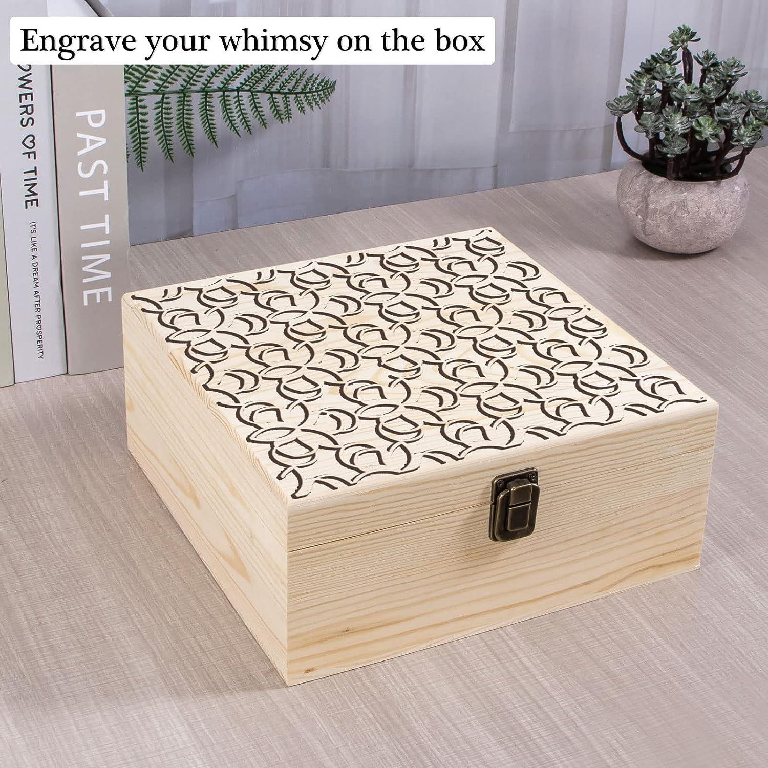 Custom Made Wooden Sliding Boxes For Wedding & Keepsake