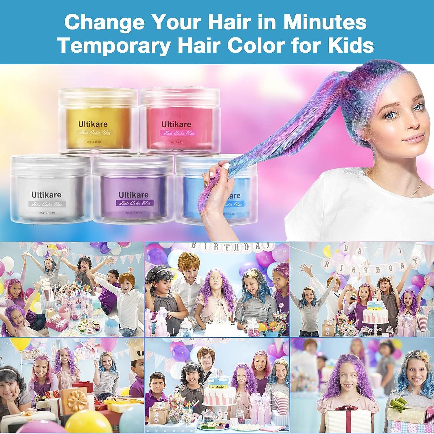 Temporary Color Styling Blue Hair Gel