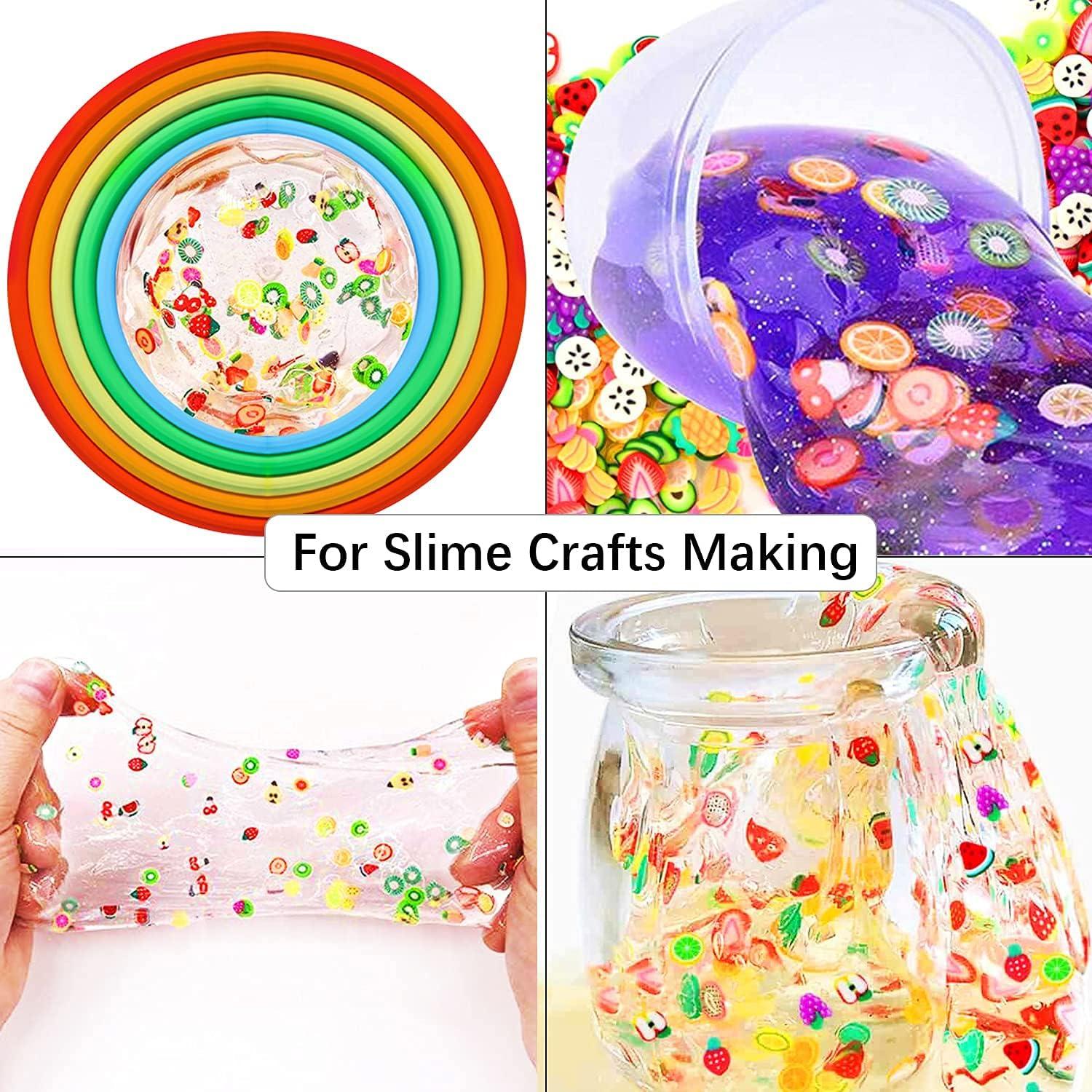 16000 pcs (20 Styles) Fruit Clay Slices Charms, VEINARDYL Nail Art Slices  3D Polymer Clay for DIY Crafts Resin Slime Making Cellphone Decoration