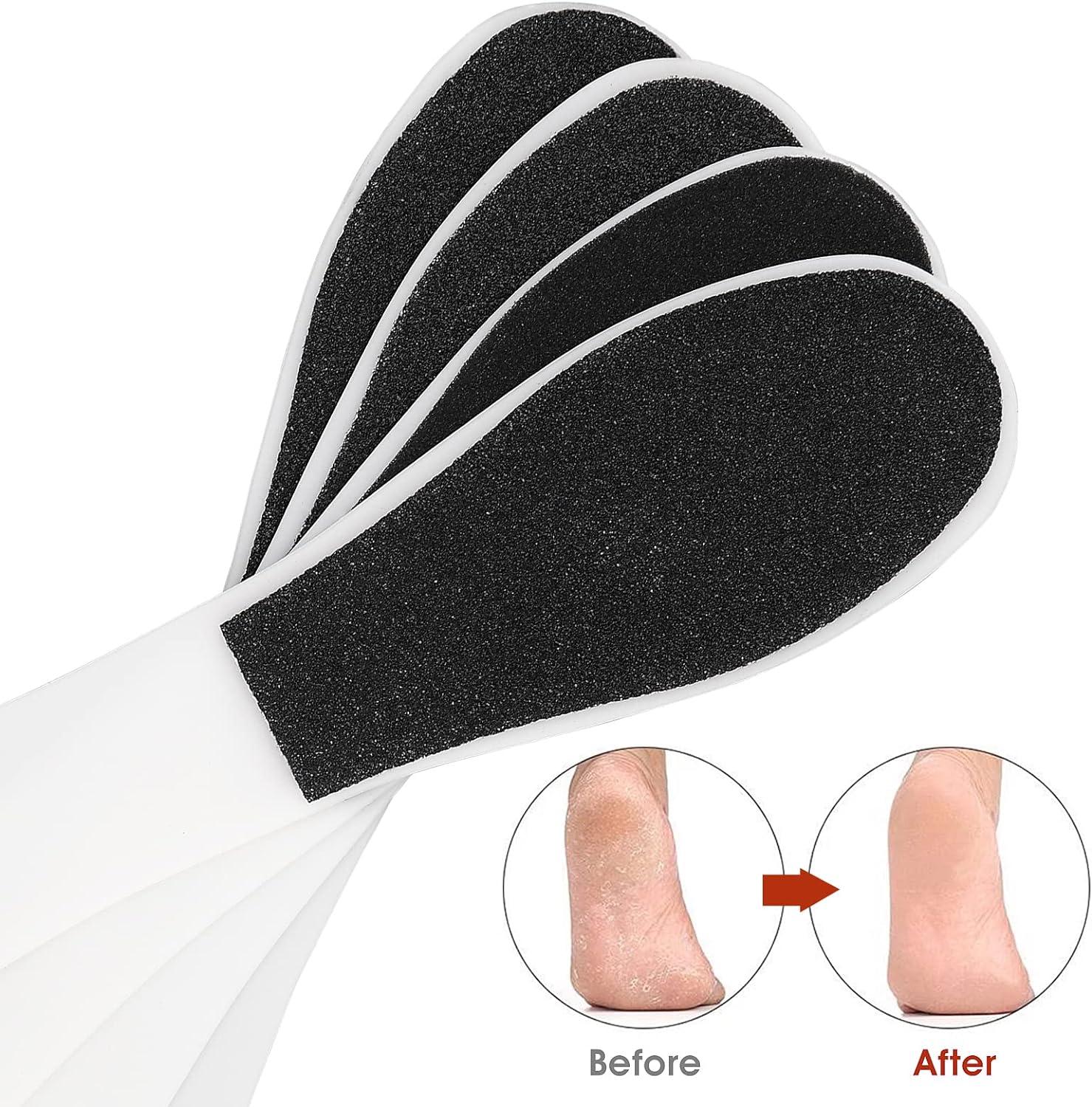 WLLHYF 4 Pieces Double Sided Pedicure Foot File Foot Scraper, Exfoliator  Remover Dead Skin Hard Skin