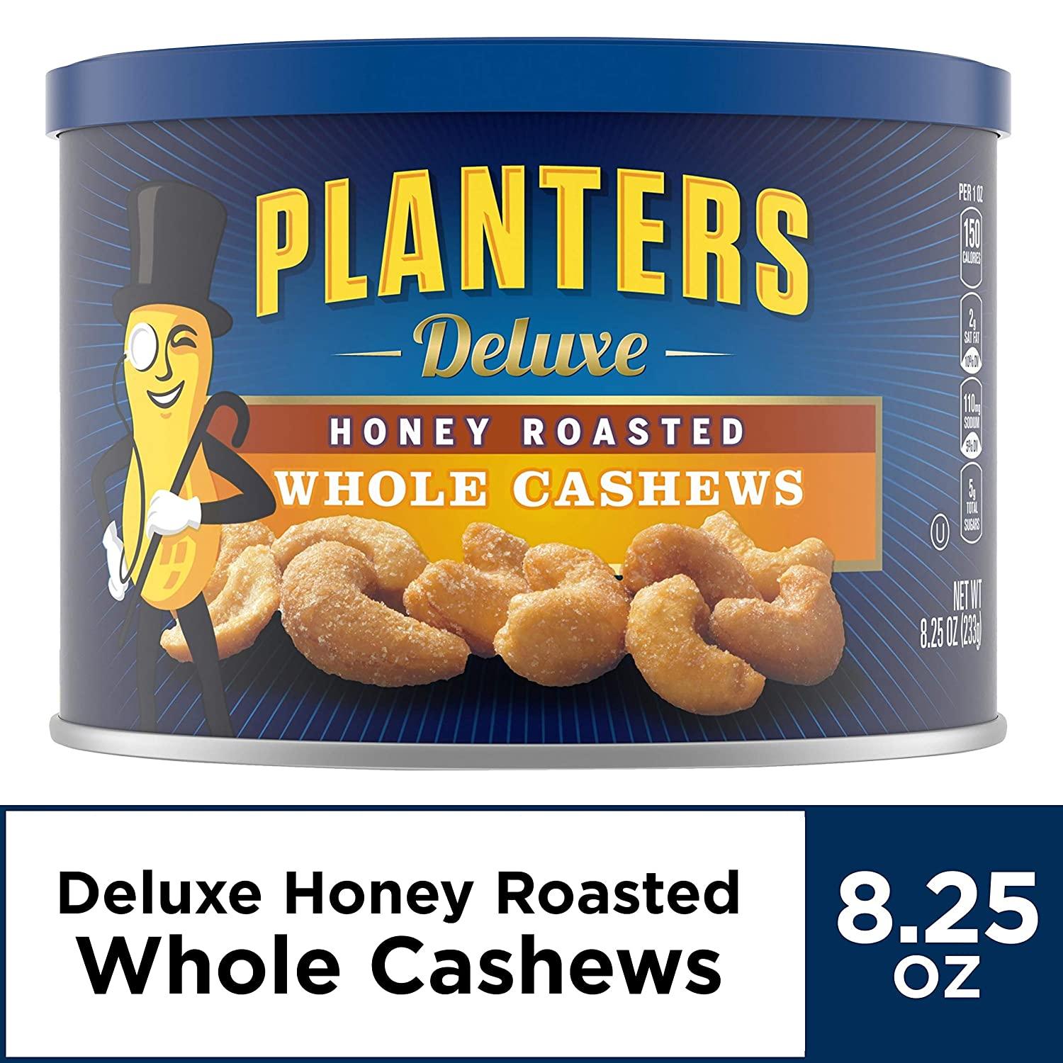  Planters Mixed Nuts, Honey Roasted, 10 Ounce Canister