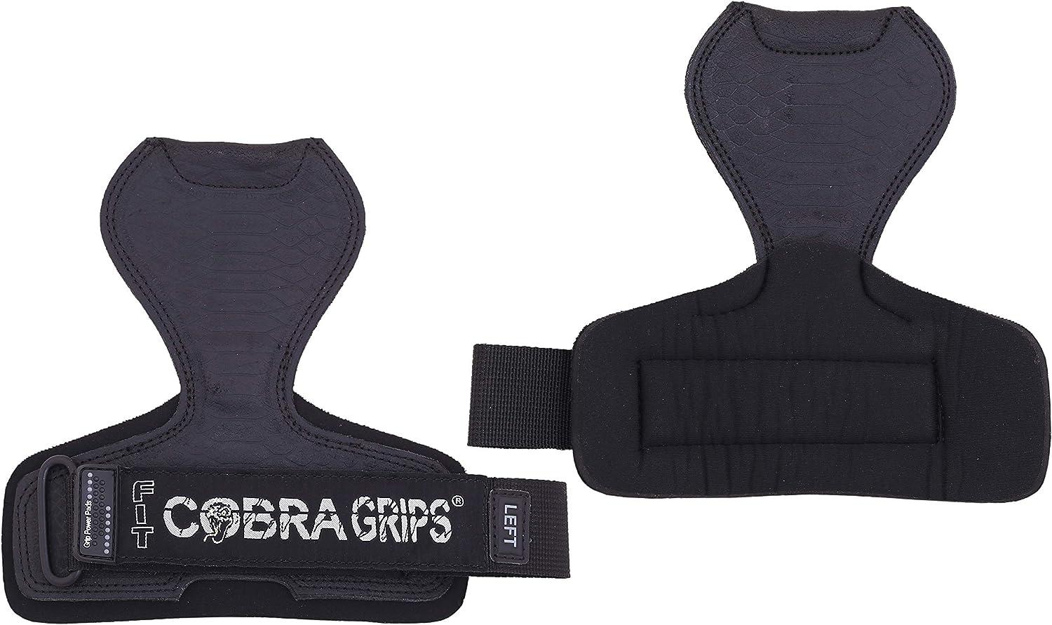 Cobra Grips PRO Weight Lifting Gloves Heavy Duty Straps For