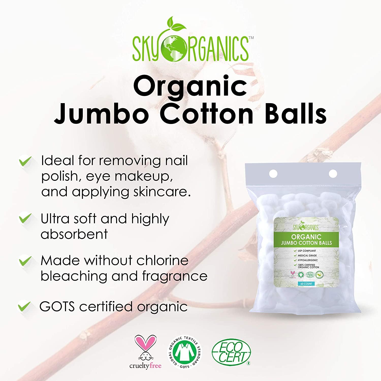 Organic Jumbo Cotton Balls