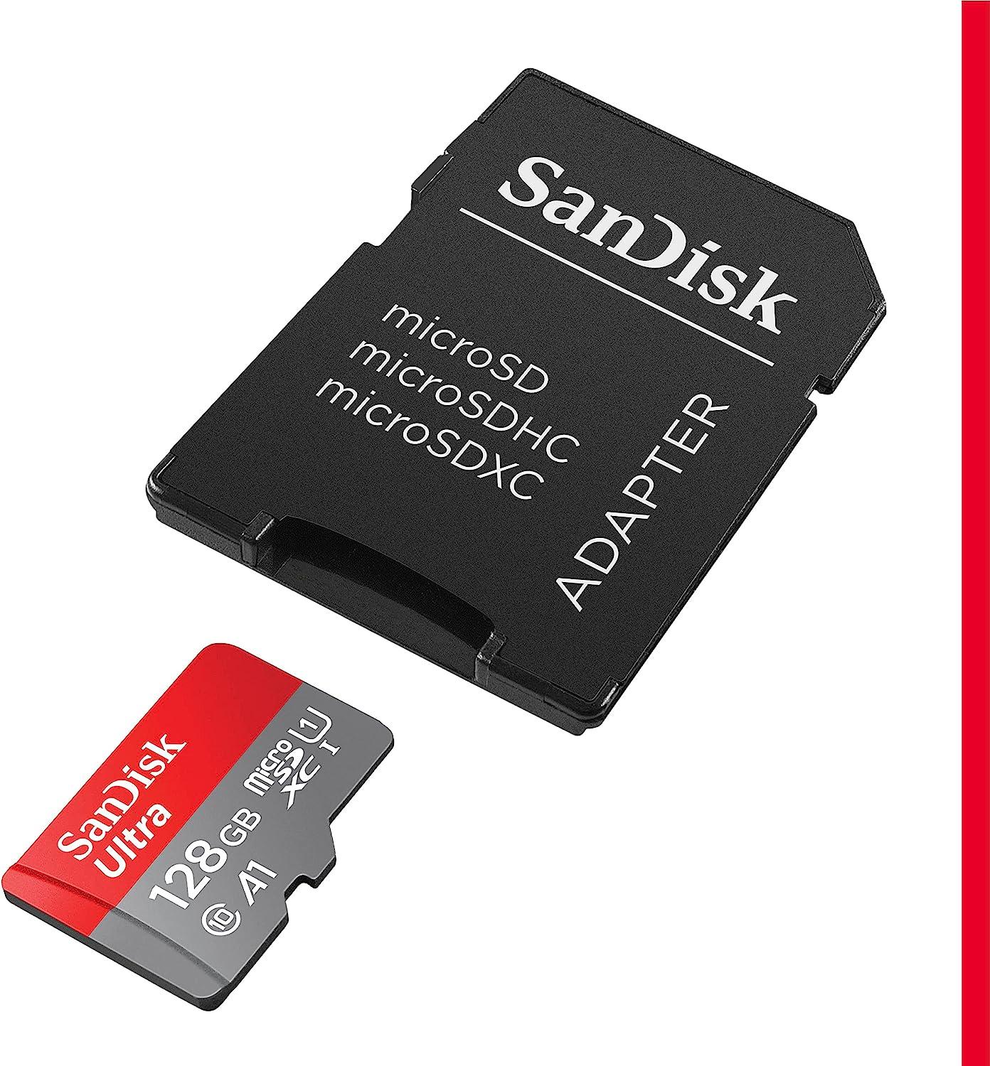 SanDisk 128GB Ultra UHS-I microSDXC Memory Card