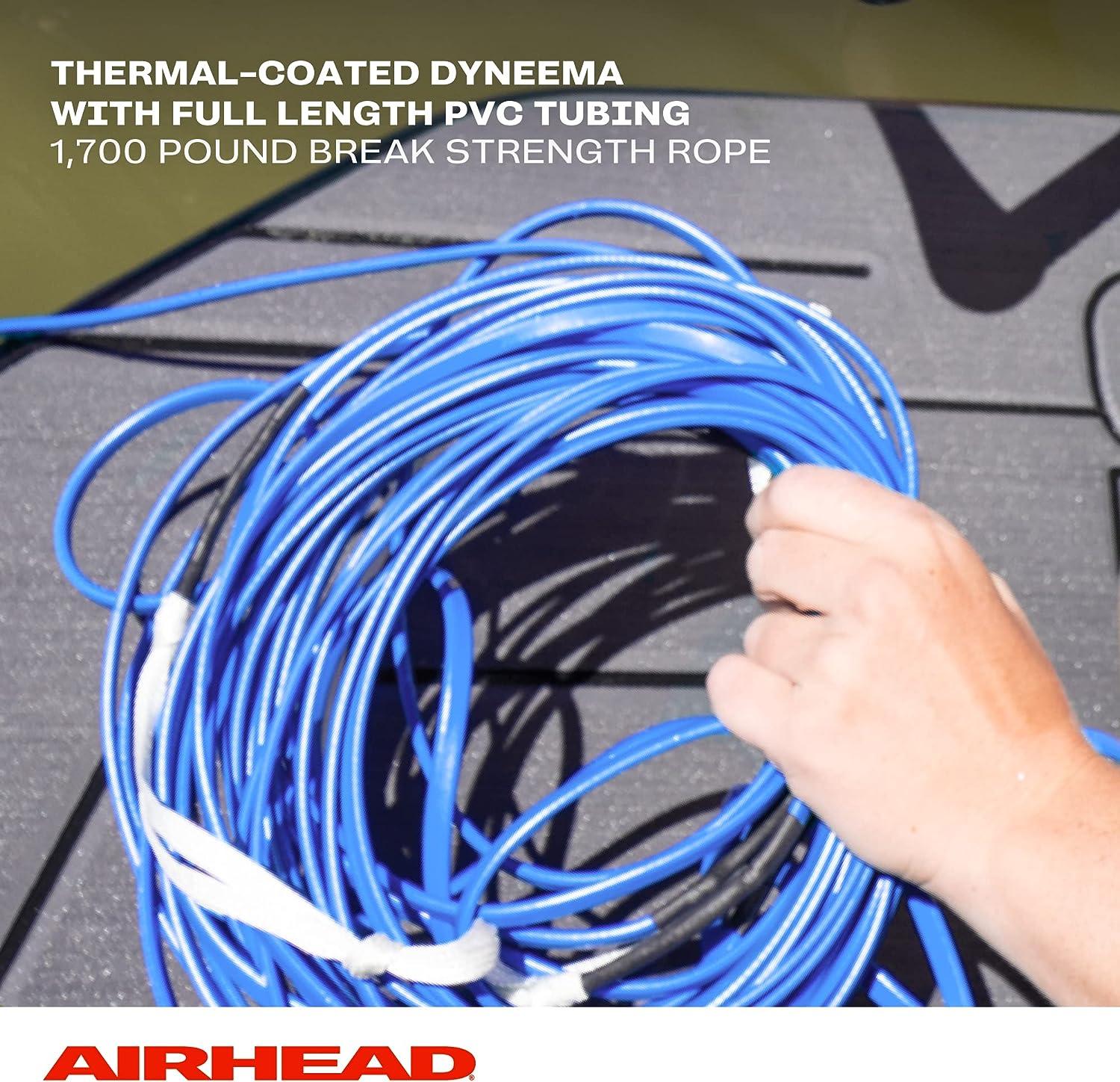 Airhead Dyneema Thermal Wakeboard Rope, 4 Sections, 75-Feet