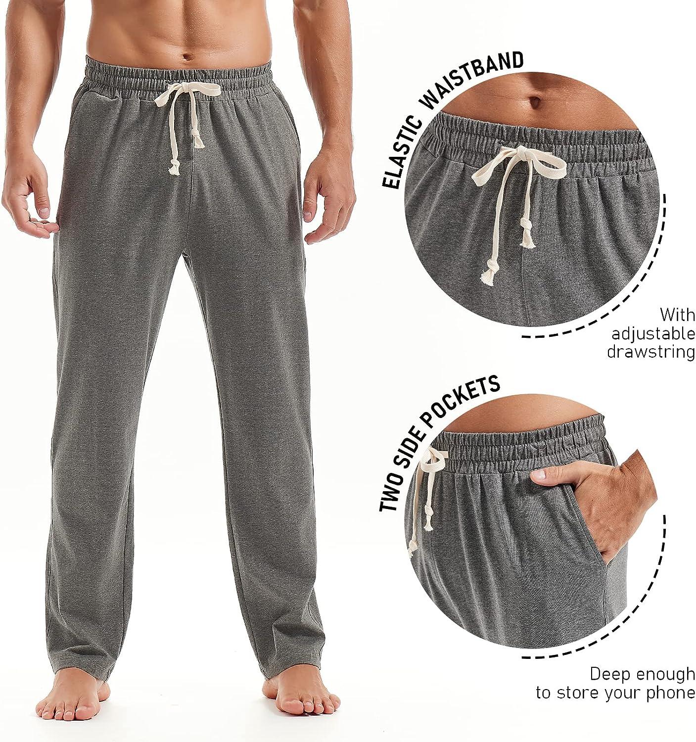Women Cotton Sweatpants Lounge Drawstring Pants Gym Workout