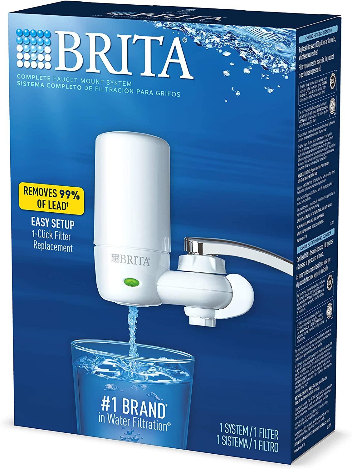Brita on Tap Faucet Water Filtration System Filter Ff-100 for sale online