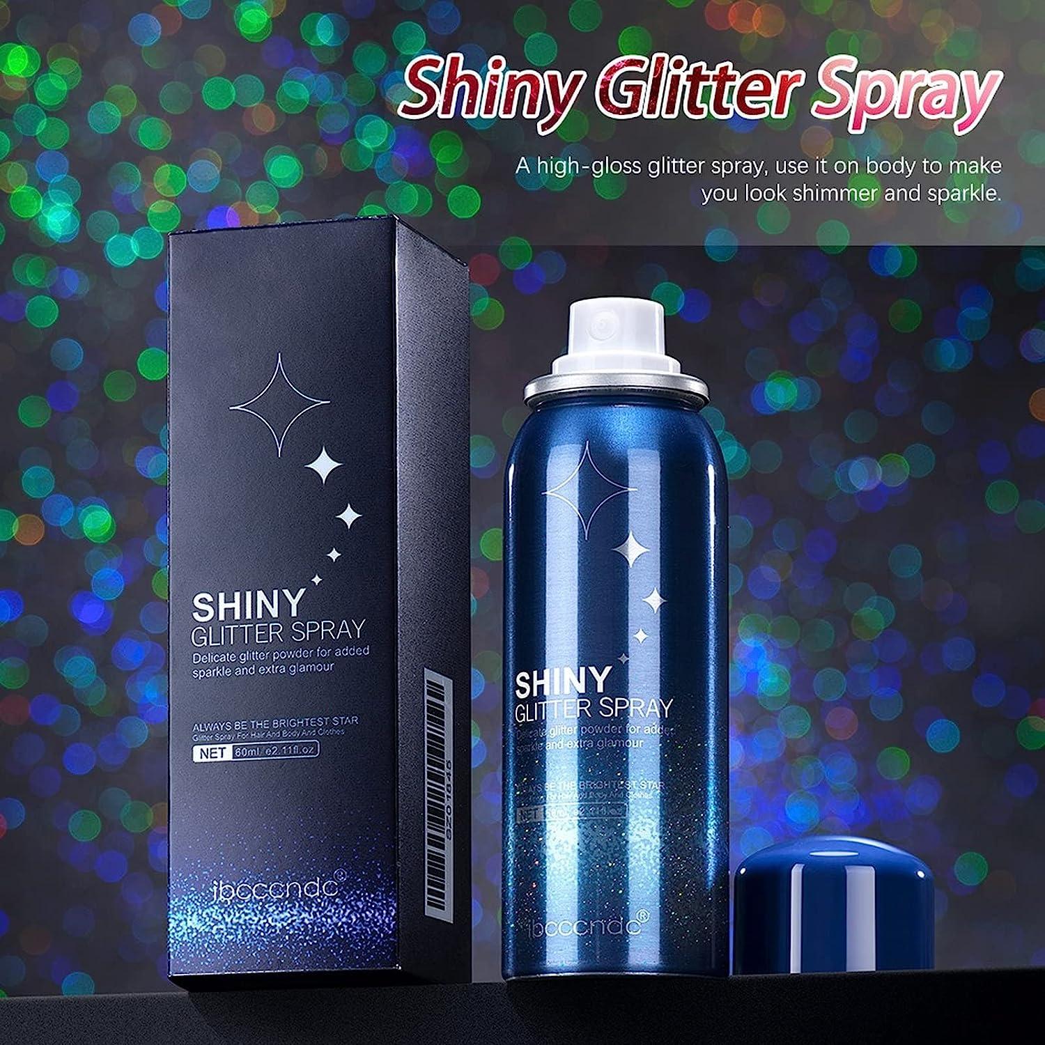 Shimmer Powder Glitter Spray Highlighter Powder Spray Body Glitter