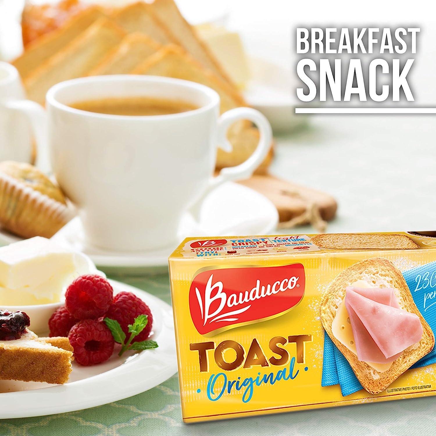 Bauducco Toast - Delicious, Light & Crispy Toasted Bread - Original & Whole  Wheat - Ready-to-Eat Breakfast Toast & Sandwich Bread - No Artificial  Flavors - 30.0 oz (Pack of 6)