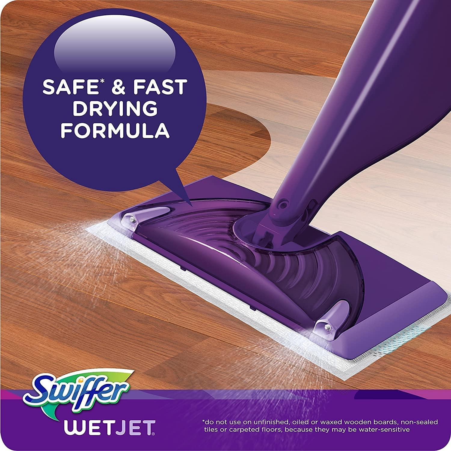  Swiffer WetJet Multi-purpose Floor Cleaner Solution Refill,  Open Window Fresh Scent, 1.25L, (Pack of 6) : Health & Household