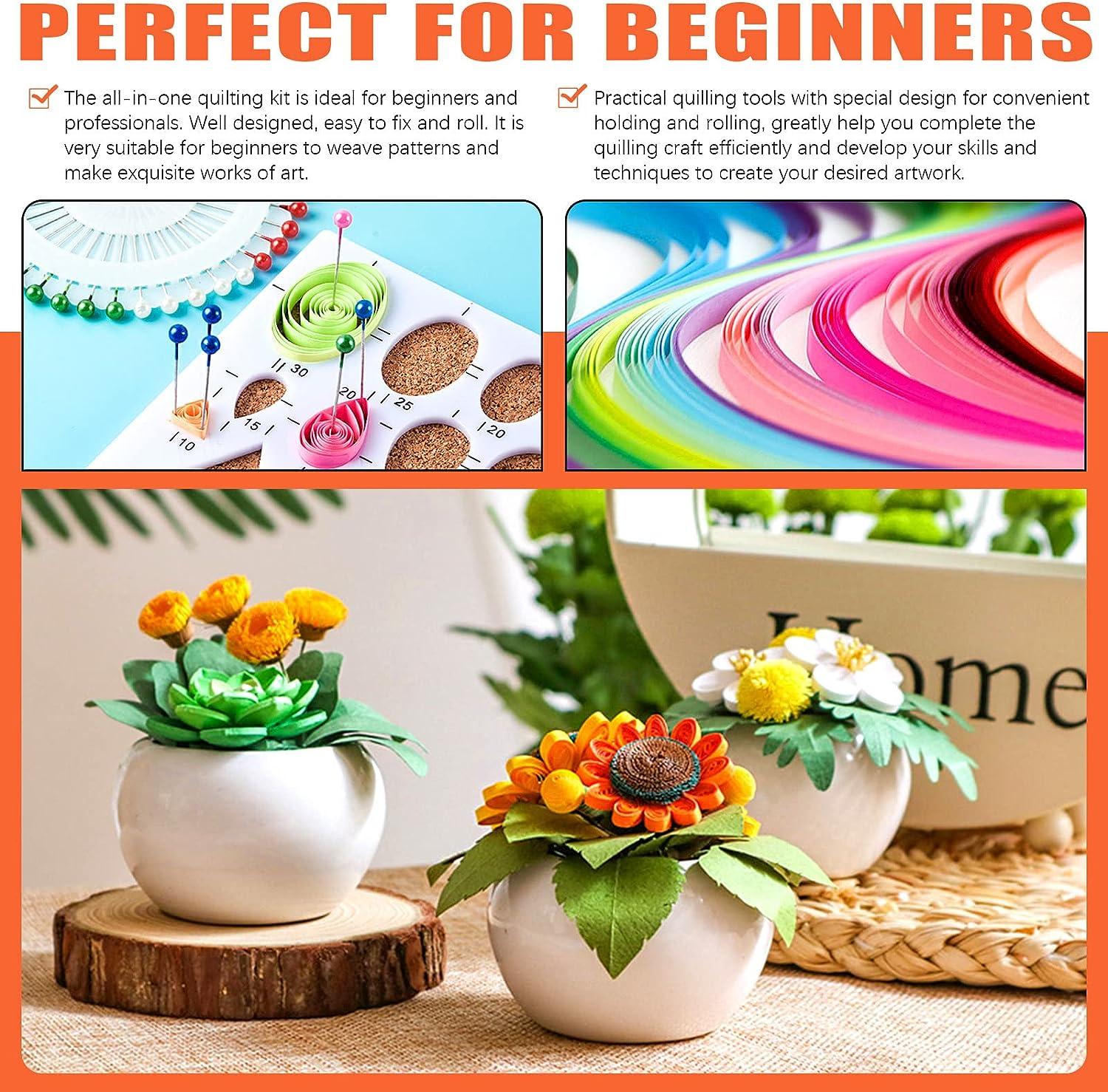 64Pcs Paper Quilling Kits - Best paper quilling kits for beginners