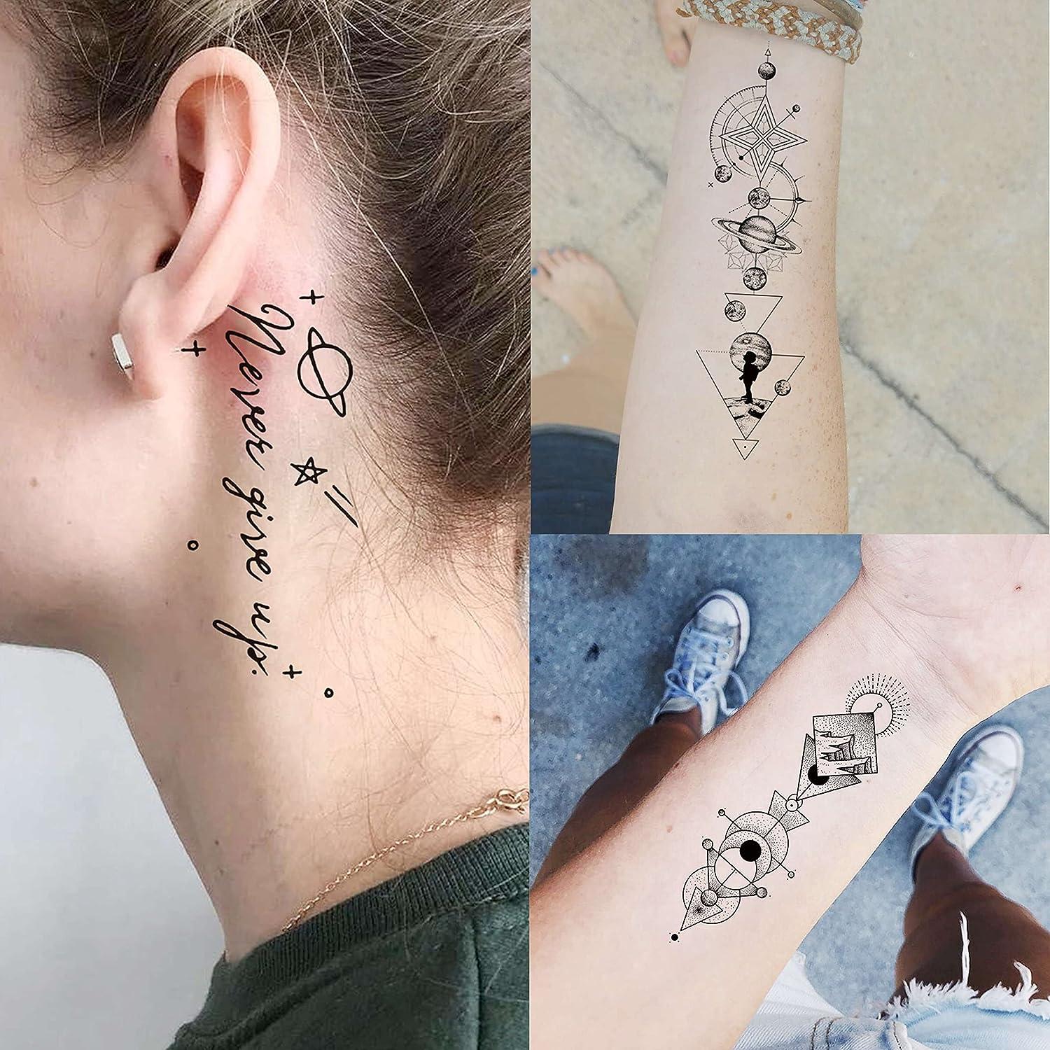 Buy Mountain Tree Temporary Tattoo set of 3 Online in India - Etsy