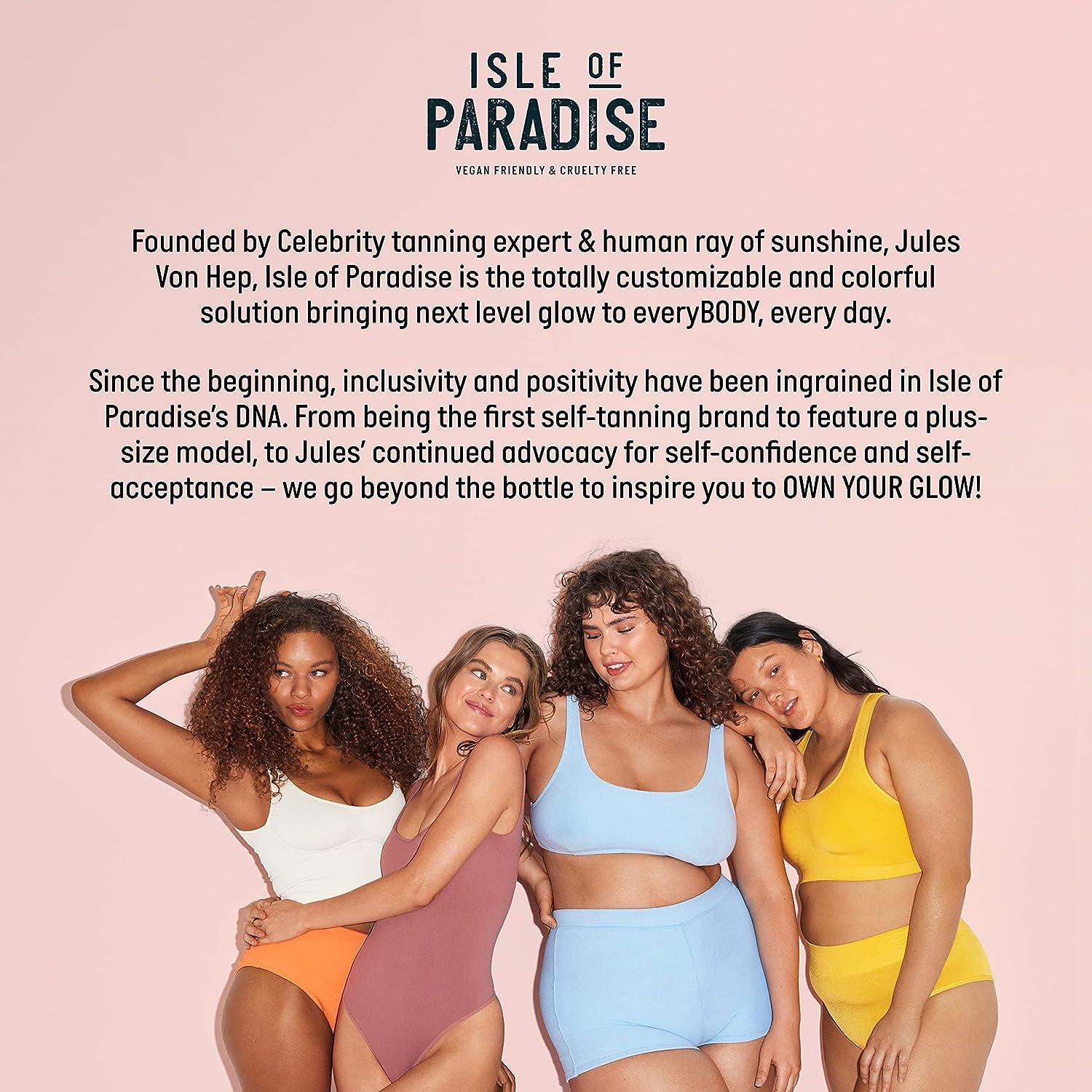 Isle of Paradise Self Tanning Body Butter - Hydrating Gradual Self Tan Body  Butter for Illuminating Golden Glow Vegan and Cruelty Free 16.91 Fl Oz