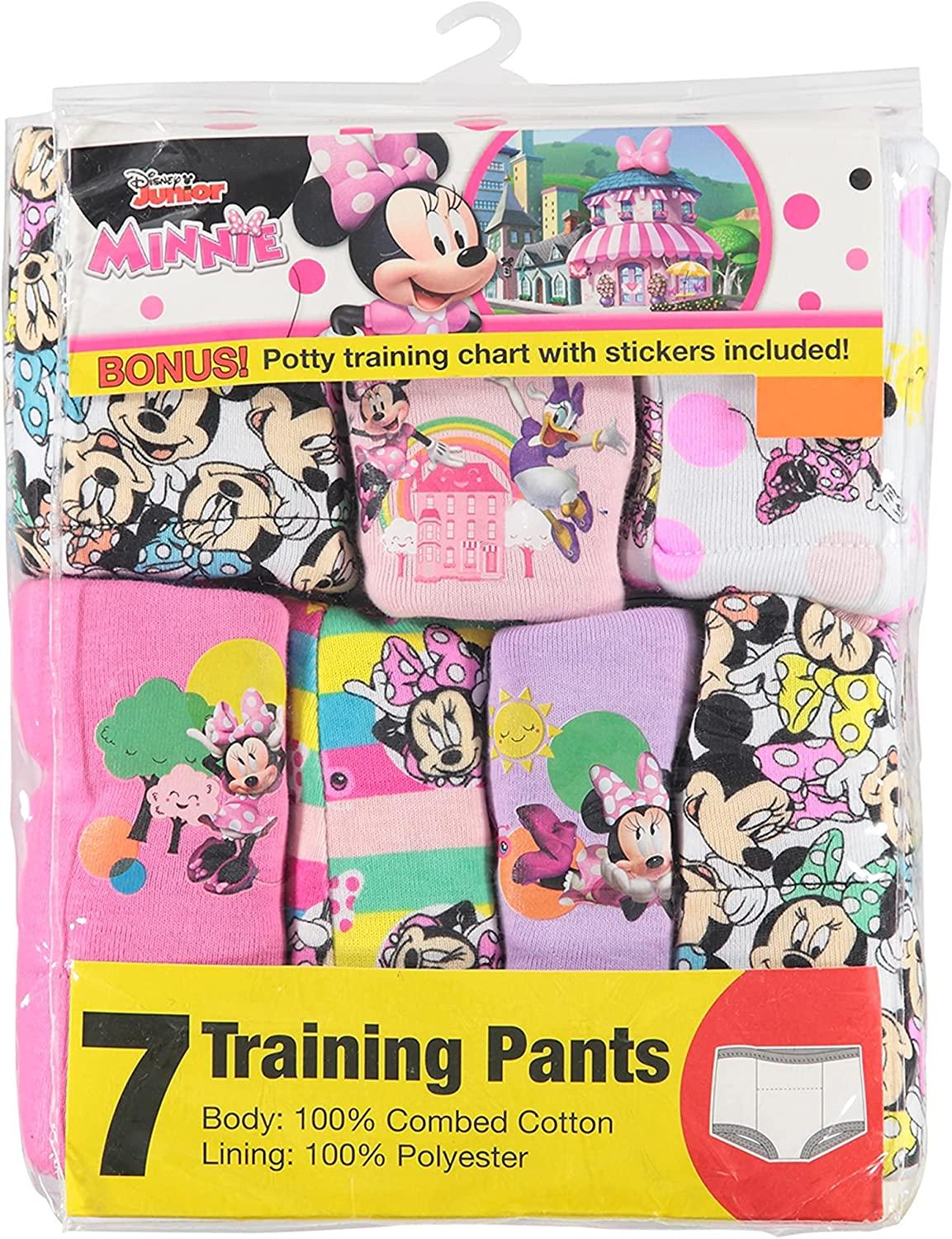 Disney Baby Girls Minnie Mouse Pants Multipack And Toddler Potty Training  Underwear