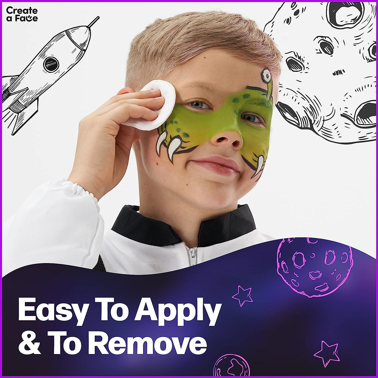 Body Face Paint Glow In The Dark Face Paint For Kids With Stencils