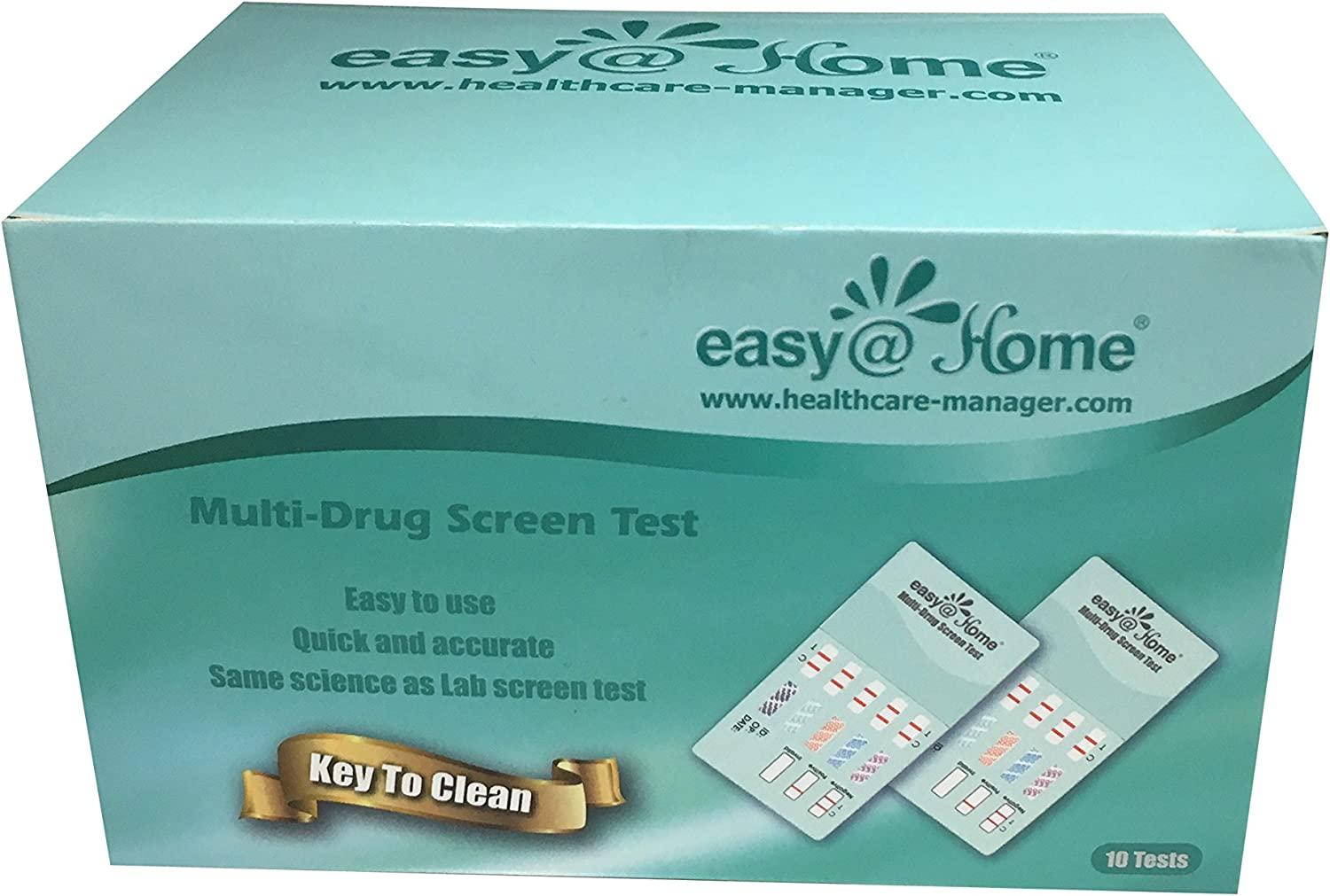 Paquete de 5 kits de prueba instantánea de drogas Easy@Home de 5 paneles –  prueba de