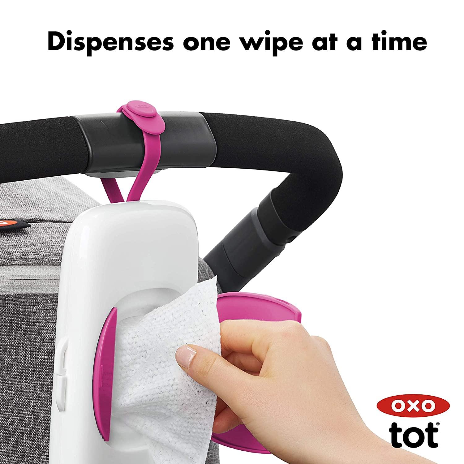 OXO Tot On-The-Go Wipes Dispenser - Pink