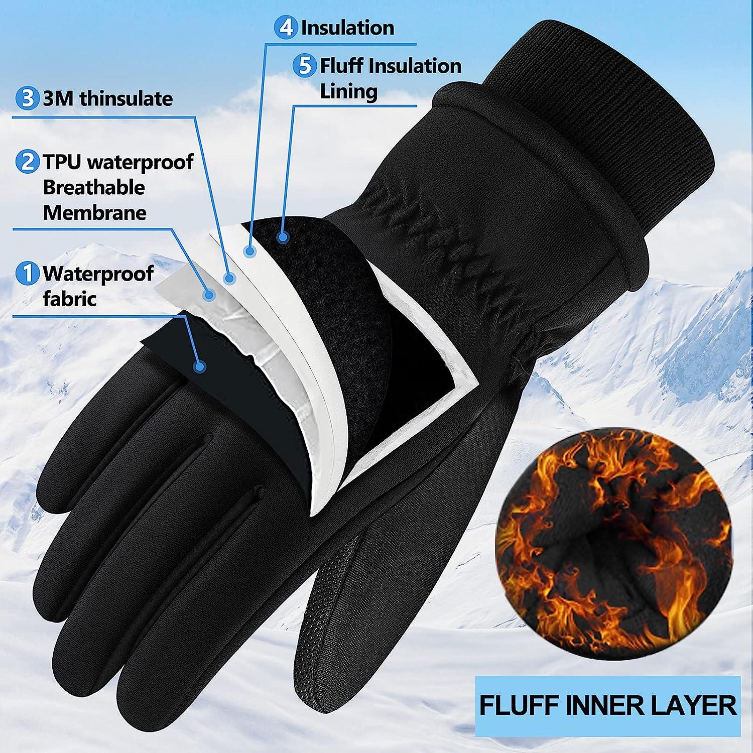 XTSZX Winter Warm Gloves for Men Women Touchscreen Gloves Cold