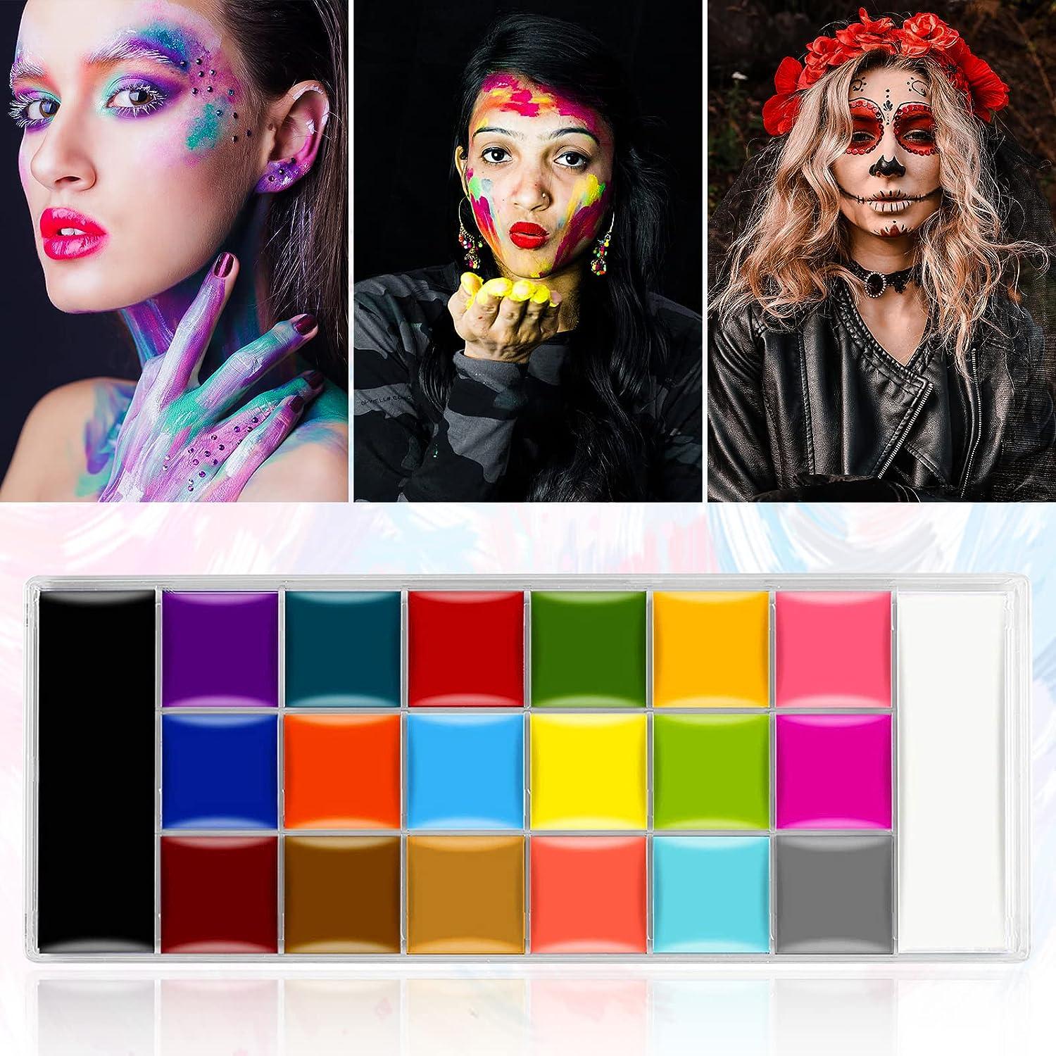 Temporary Tattoos Face Body Paint Halloween Party Fancy Art Makeup Pigment  Painting Beauty MakeupTool Cosplay Makeup KIT 230327 From Zuo06, $13.6