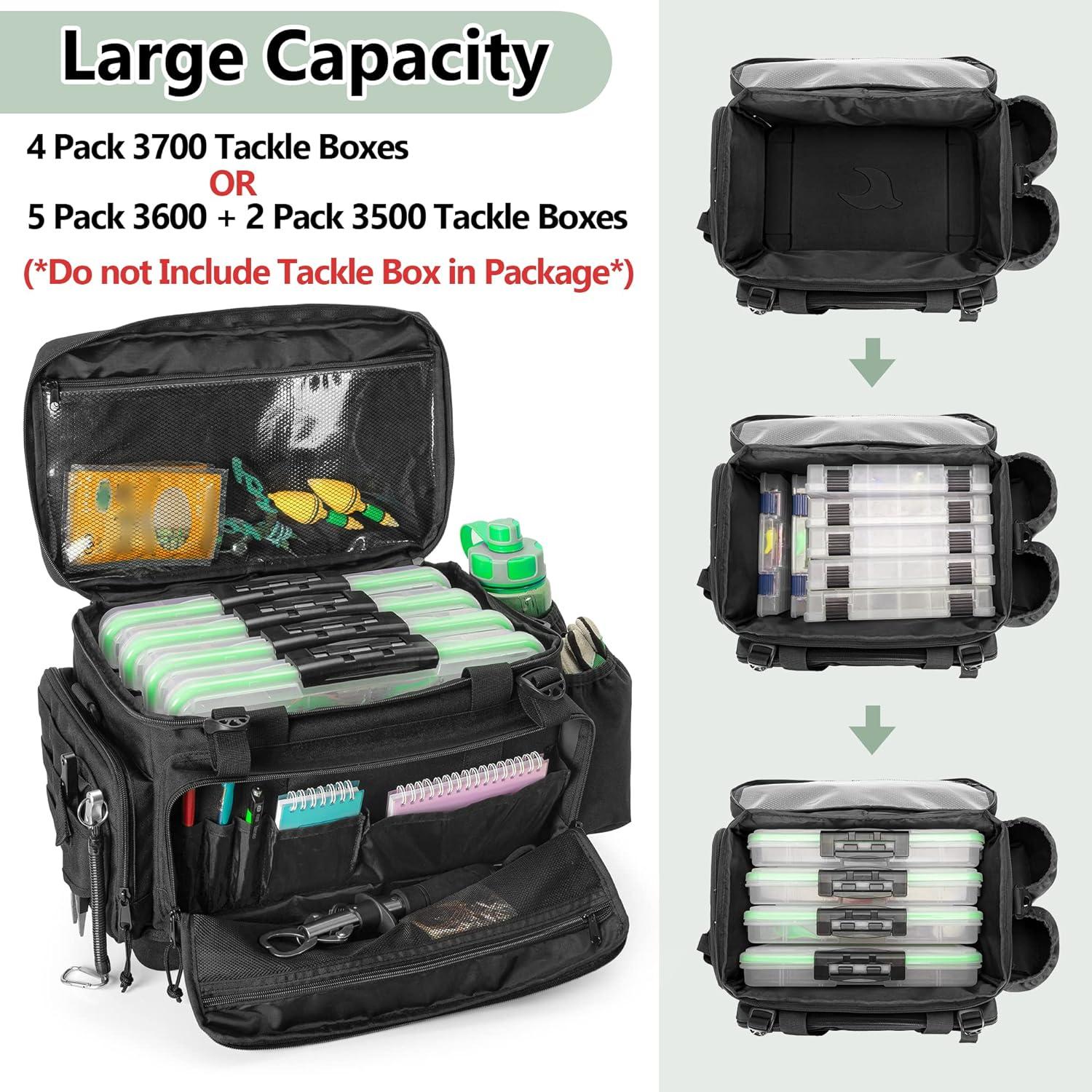 Fishing Tackle Bag Reel Lure Baits Storage Bags Gear Case Portable Fishing  Tackle Organizer Multifunctional Handbag