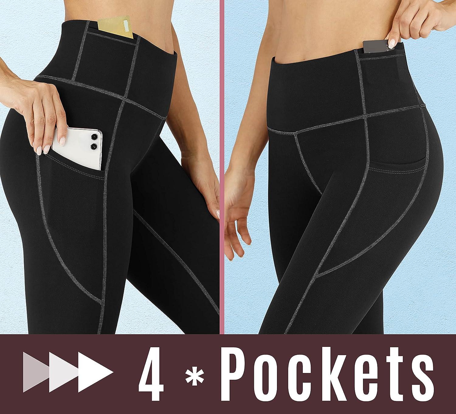 IUGA Yoga Pants with Pockets for Women High Waisted Workout Leggings for  Women Leggings with Pockets Black at  Women's Clothing store