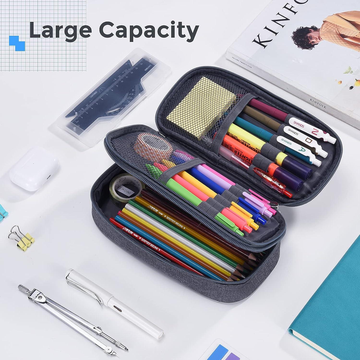 For Kids Students Big Pencil Case Pen Bag Pouch Large Capacity