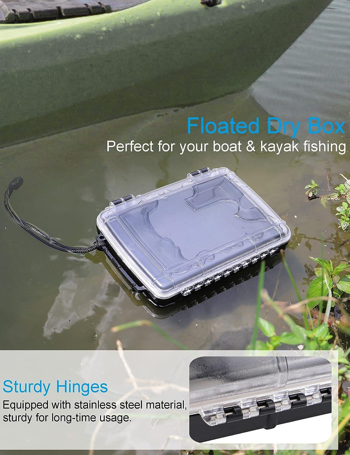  Waterproof Box Dry Box Waterproof Box For Kayaking Small  Waterproof Storage Box For Boat Waterproof Container Water Proof Phone Box  Floating Water Tight Box