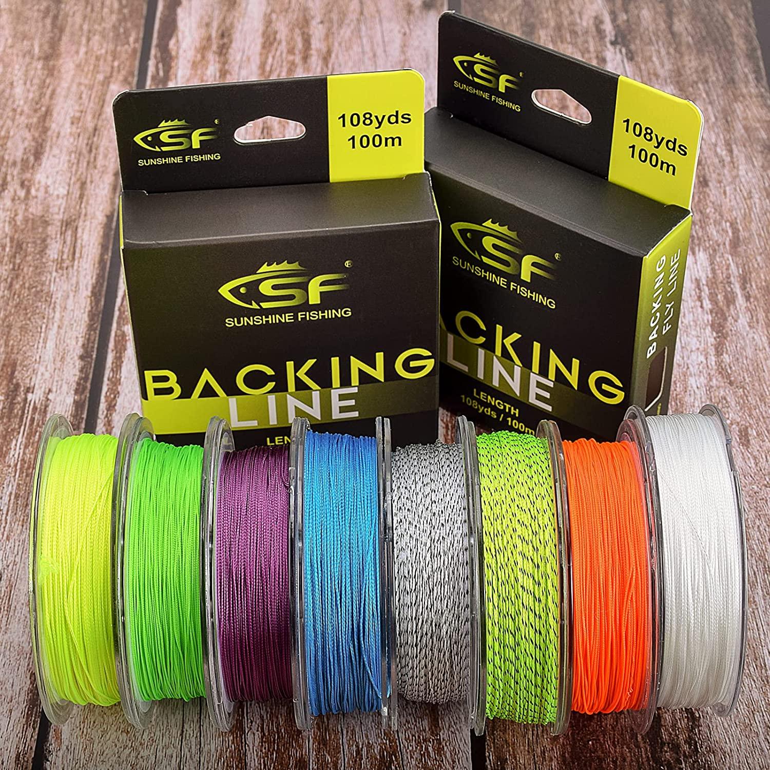 20/30lbs Line Backing Fishing Trout Line&Loop Dacron 8 Braided Fly Line  Backing 