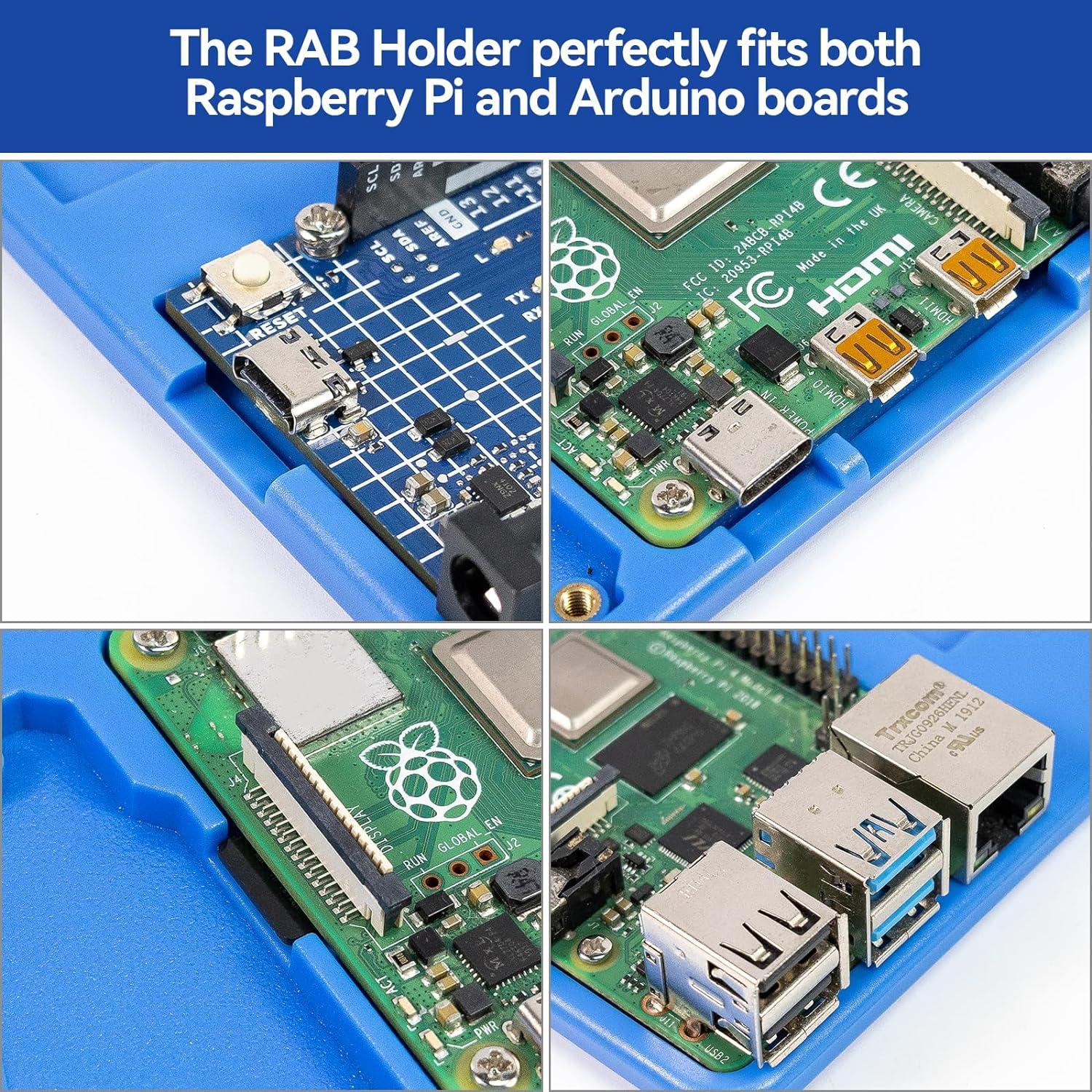 Sunfounder Rab Holder Breadboard Kit For Raspberry Pi Compatible With Arduino Uno R4 Minimawifi 5846