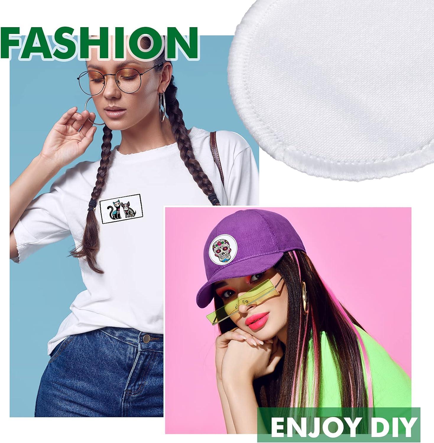 Sublimation Hat Patch Blanks - 100% Polyester