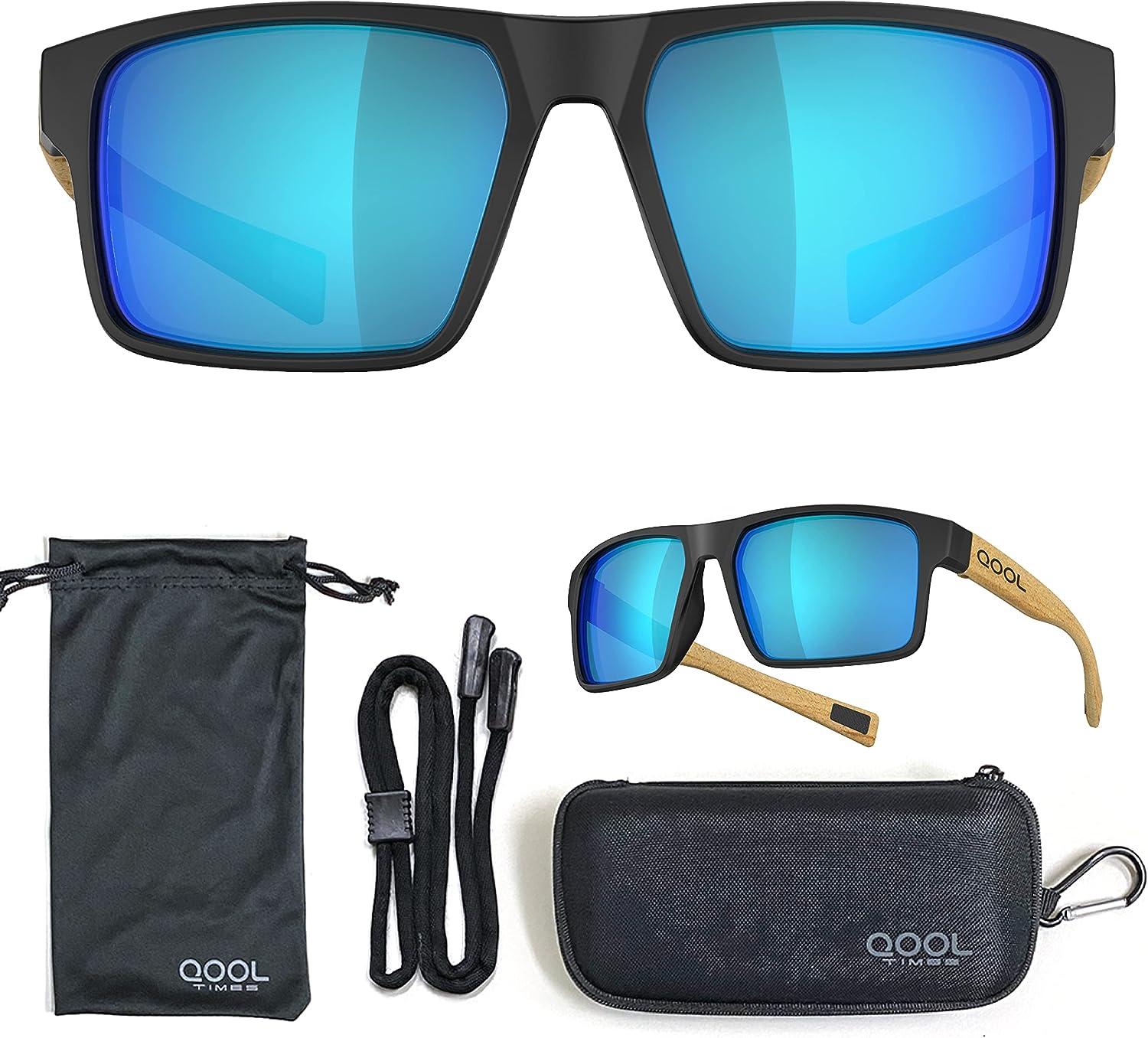 Qool Time Work Polarized Casual sport サングラス， Running Driving Boating G