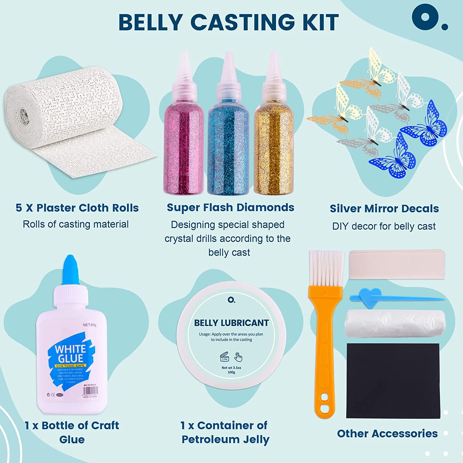Diy Belly Cast Kit Pregnancy - Diy Unique Belly Casting Kit For Pregnancy -  Unique Keepsake Pregnancy Casting Belly Kit Diy Pregnancy Belly Casting Ki