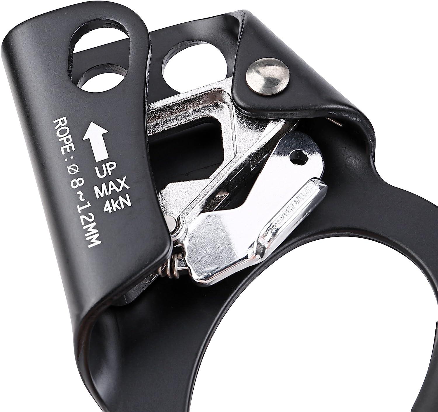 Hand Ascender Rock Climbing Arborist Rappelling Equipment Rope Clamp For  8~12mm Rope
