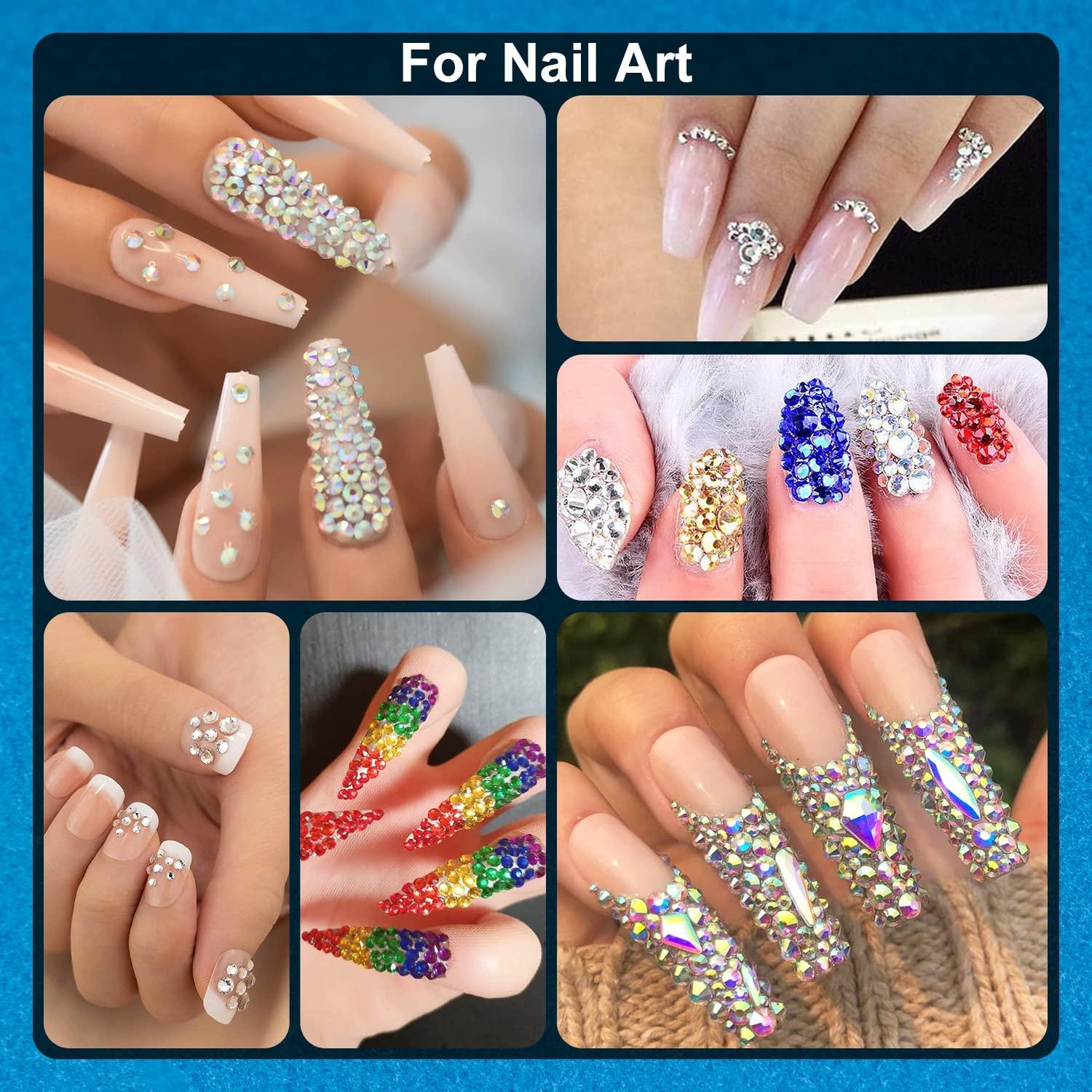 1 Bottle 15ml Nail Patch Glue For Decorating Nail With Rhinestones, White  And Red Color