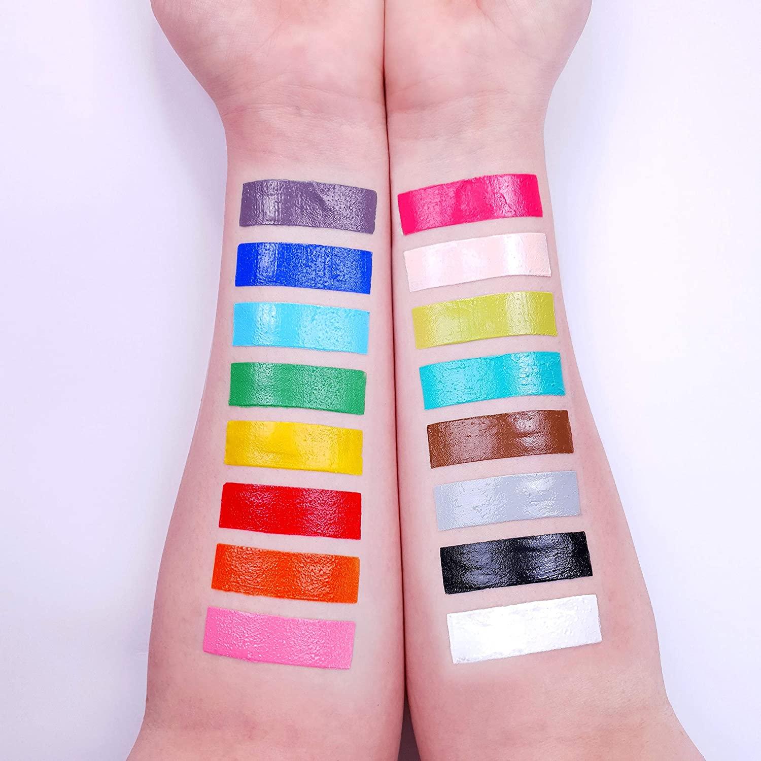 GLAMADOR 16 Colors Body Painting Sticks, Water-Based Makeup Crayons Se –  Luckyfine