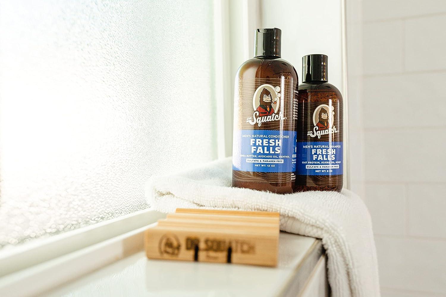 Dr. Squatch Fresh Falls Shampoo + Conditioner Hair Bundle :  Beauty & Personal Care