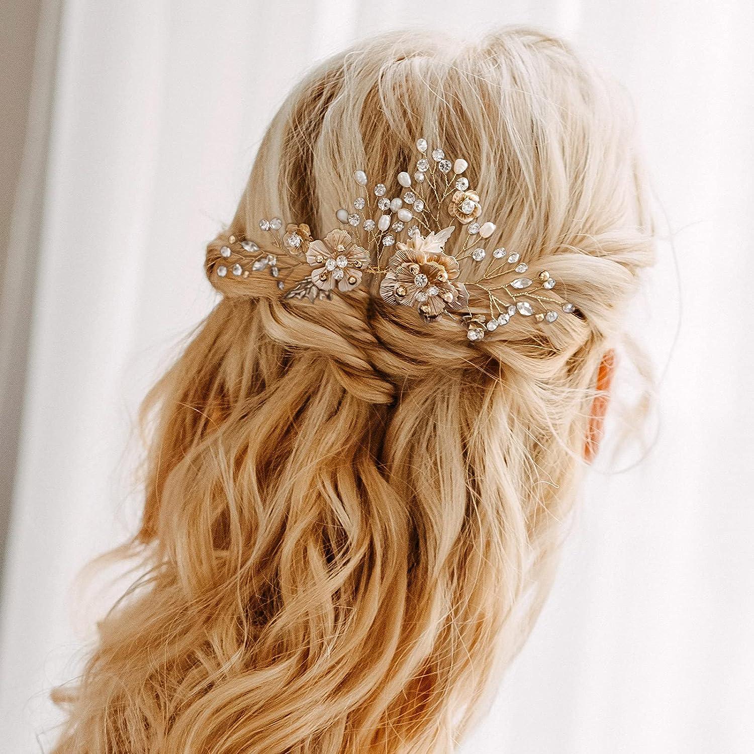 2pcs rhinestone hair clip blue hair clips hair gems for women wedding hair  clips for brides decorative hair clips bride hair clip bridal hair