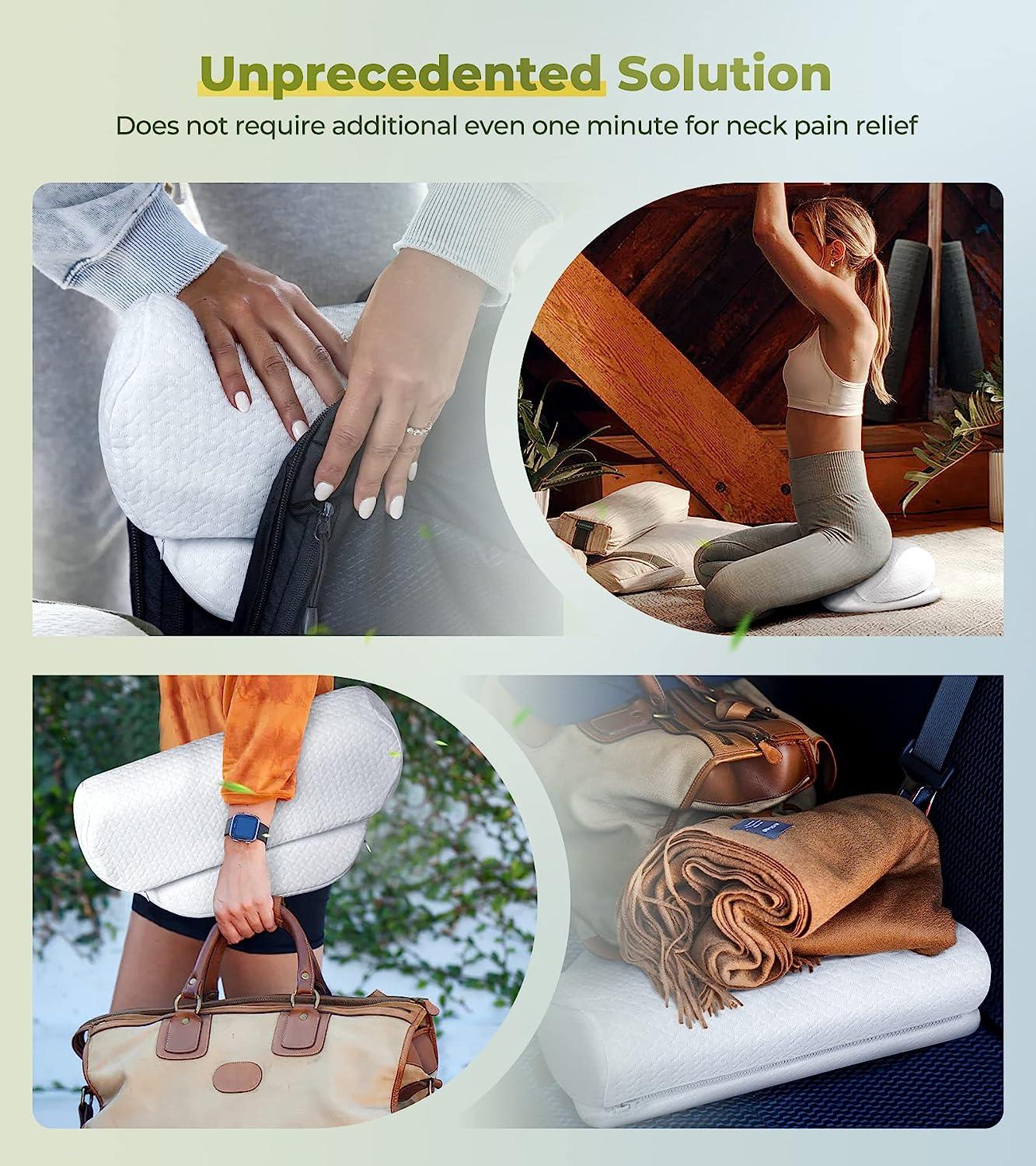 Orthopedic Memory Foam Lumbar Pillow For Lower Back Pain Relief