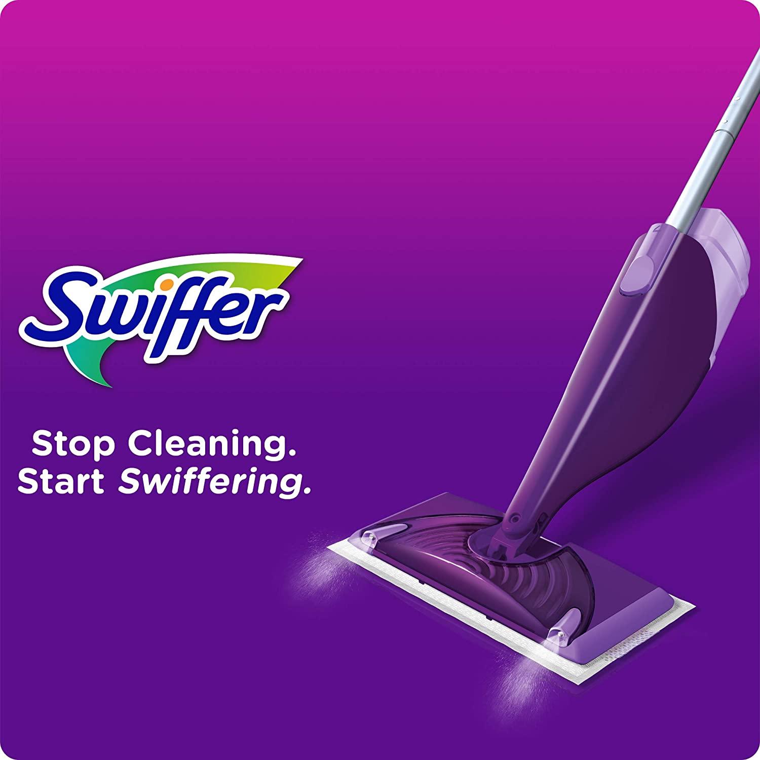 Swiffer WetJet Mops for Floor Cleaning, Hardwood Floor Cleaner Spray Mop Pad  Refill, 20 Count