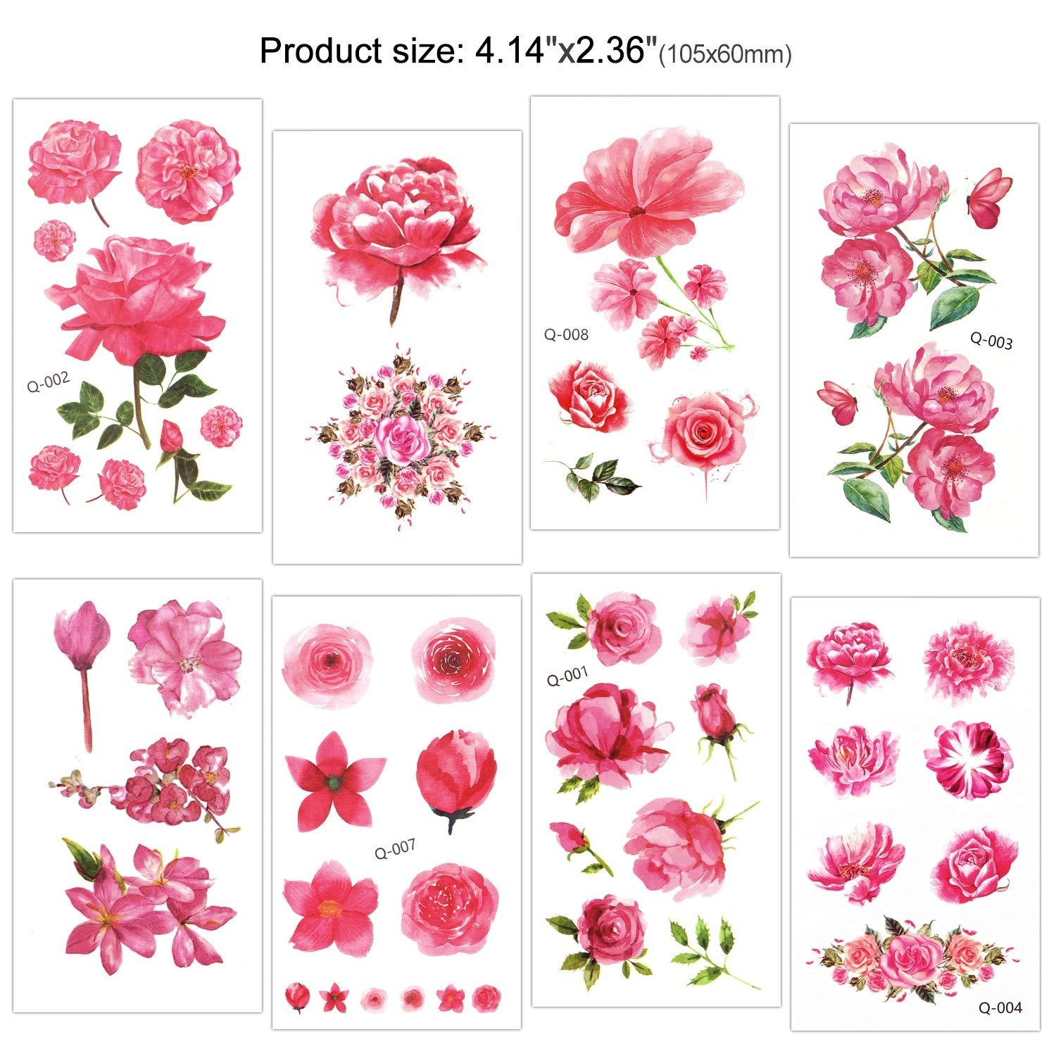 Flower stickers: Rose • The Printables