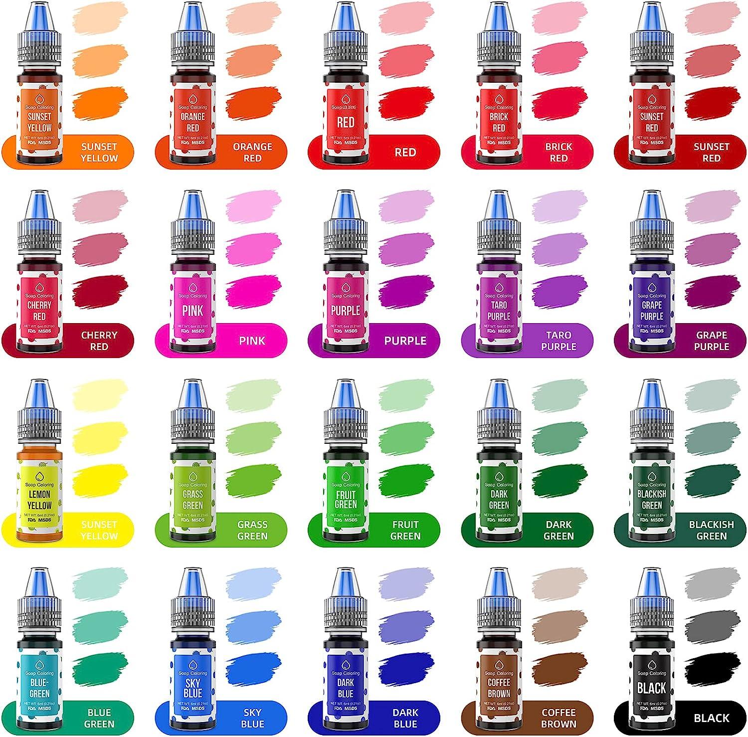 10ml Nature Pigment Handmade Soap Dye Pigment Base Color Liquid Pigment Diy  Handmade Soap Colorant Kit Craft Making Pigment