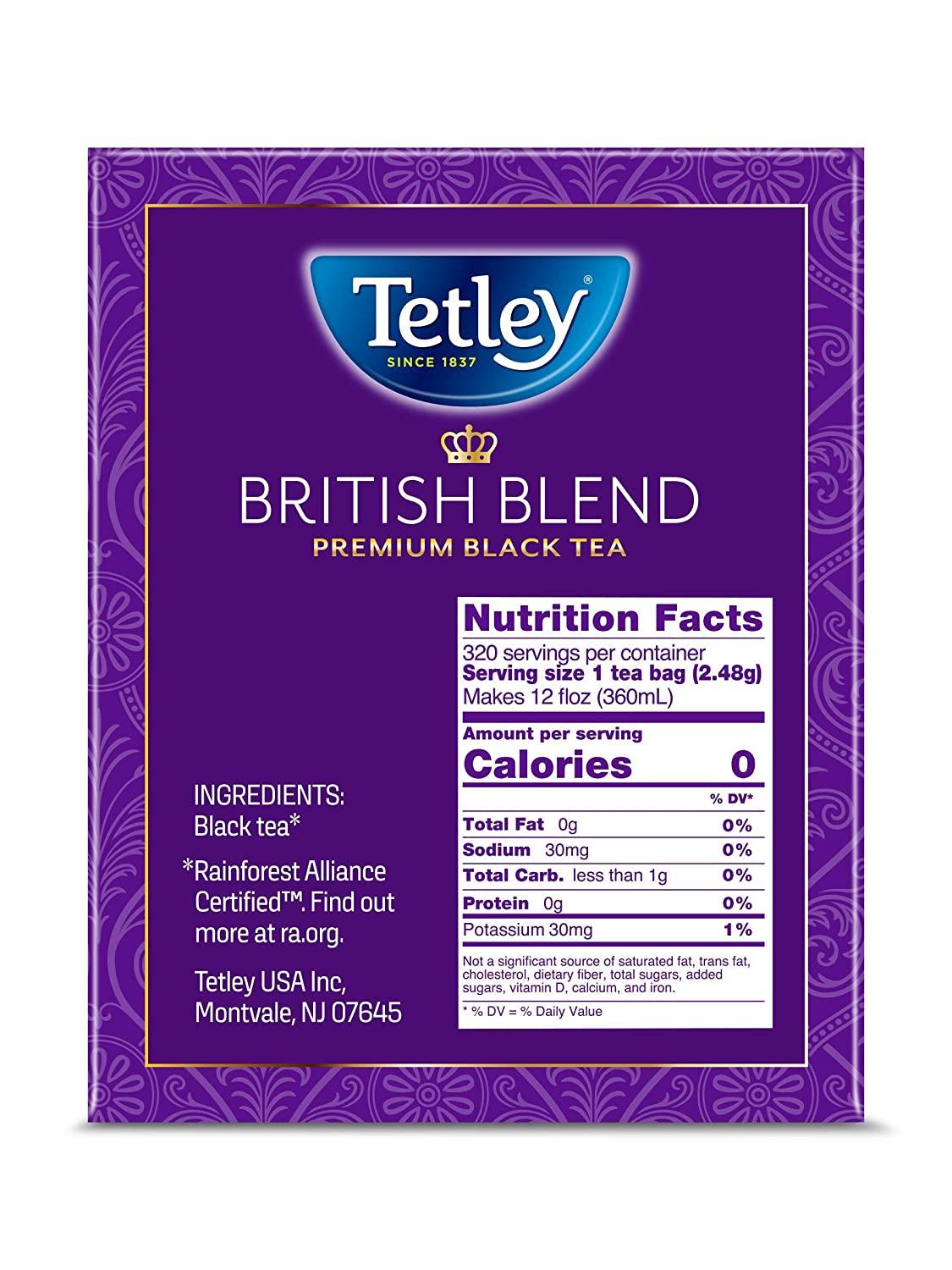 Tetley Classic Blend Rich Black Tea Bags - 100 ct box