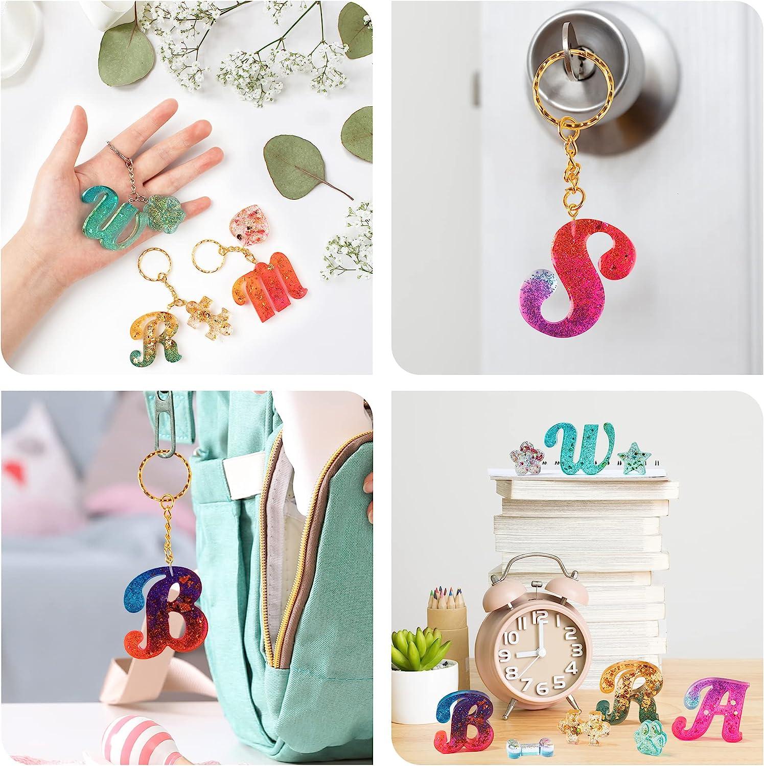 134Pcs Silicone Alphabet Resin Molds Kit Backward Letter Number Silicone  Mold Epoxy Resin Casting Molds Keychain Making . shop for Mocoosy products  in India.
