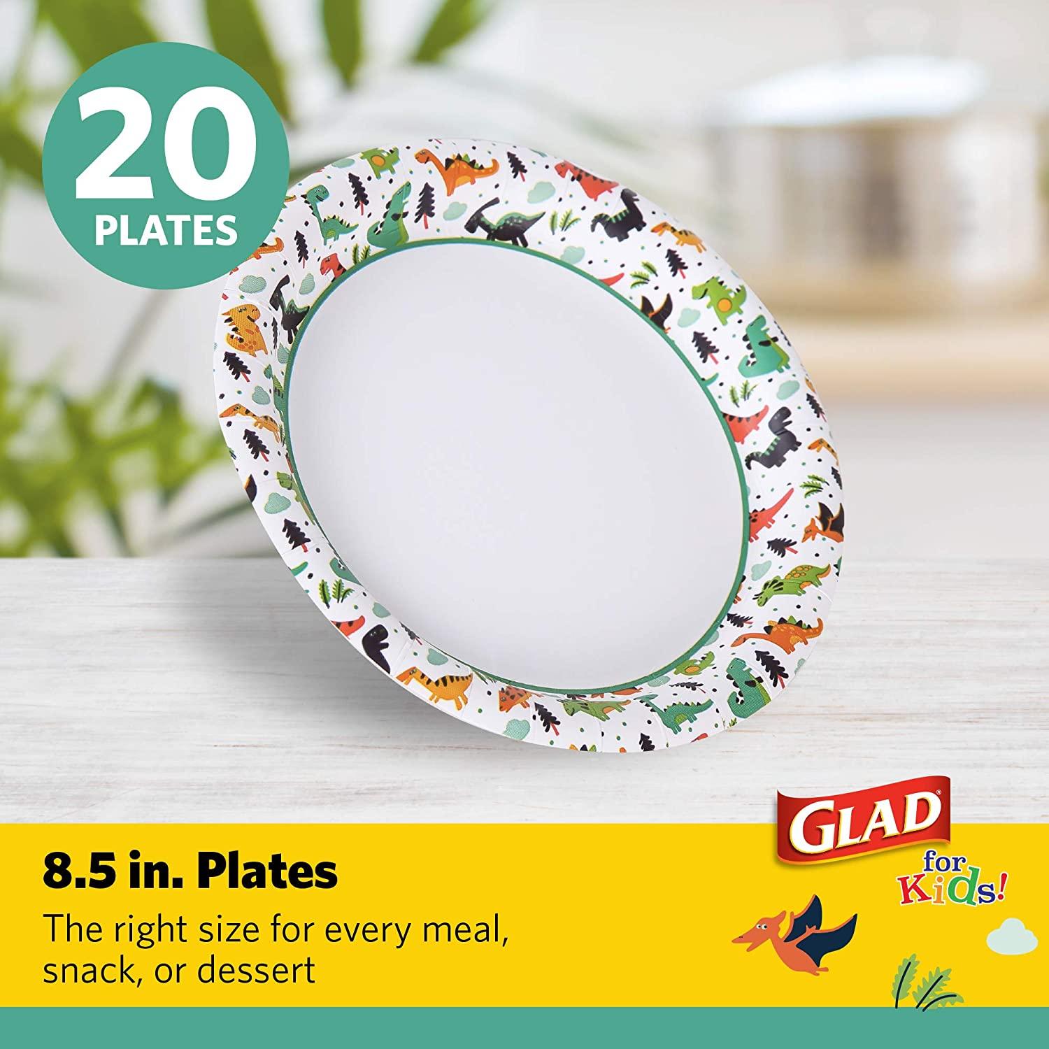 White Paper Lunch Plates 20ct