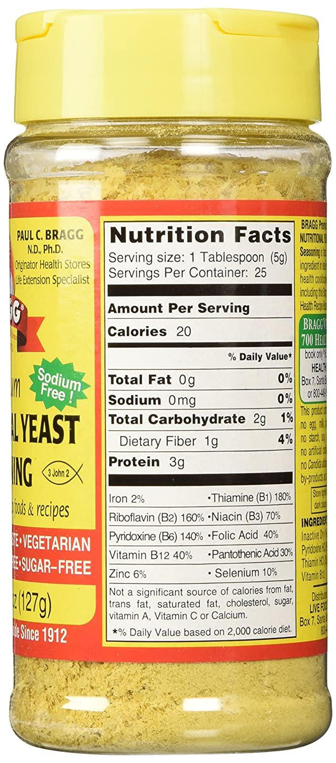 Bragg Nutritional Yeast Seasoning 12/4.5 oz. - Sunbelt Natural